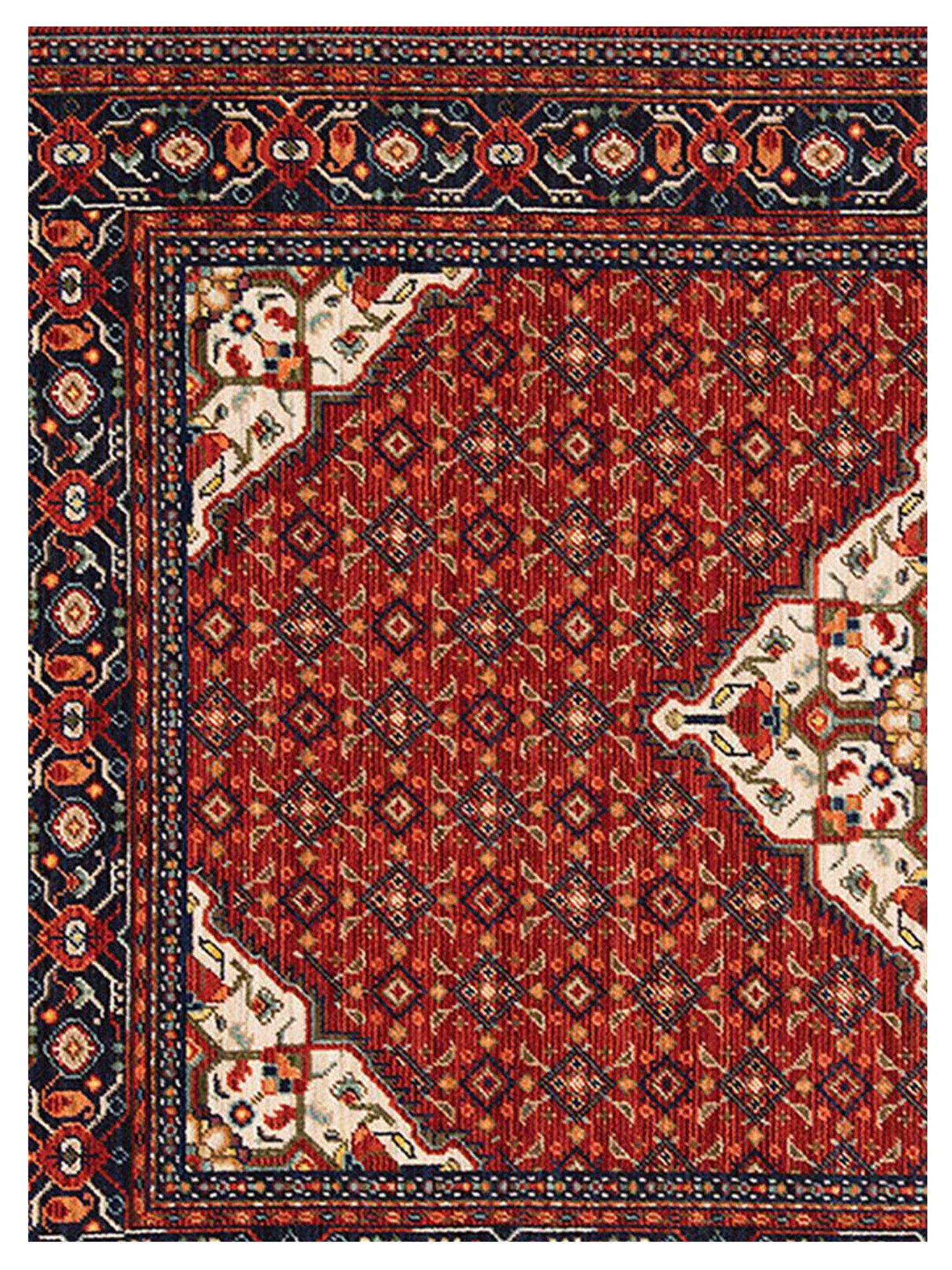 Oriental Weavers LILIHAN 001C6 Red Blue Traditional Machinemade Rug