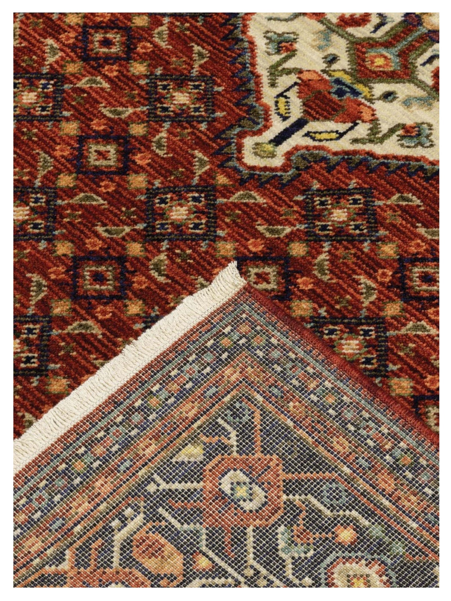 Oriental Weavers LILIHAN 001C6 Red Blue Traditional Machinemade Rug