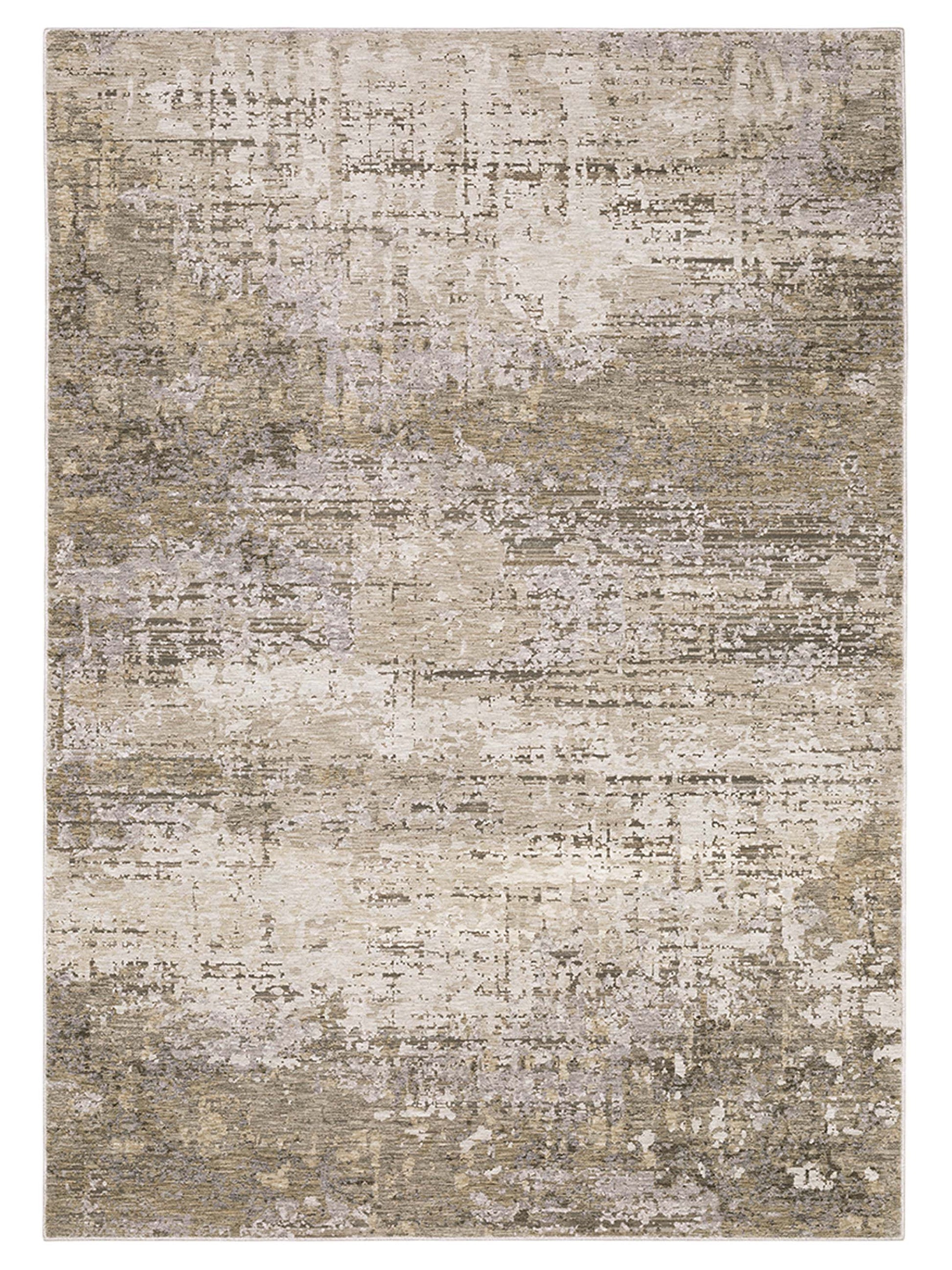 Oriental Weavers NEBULOUS 001H9 Beige Contemporary Machinemade Rug