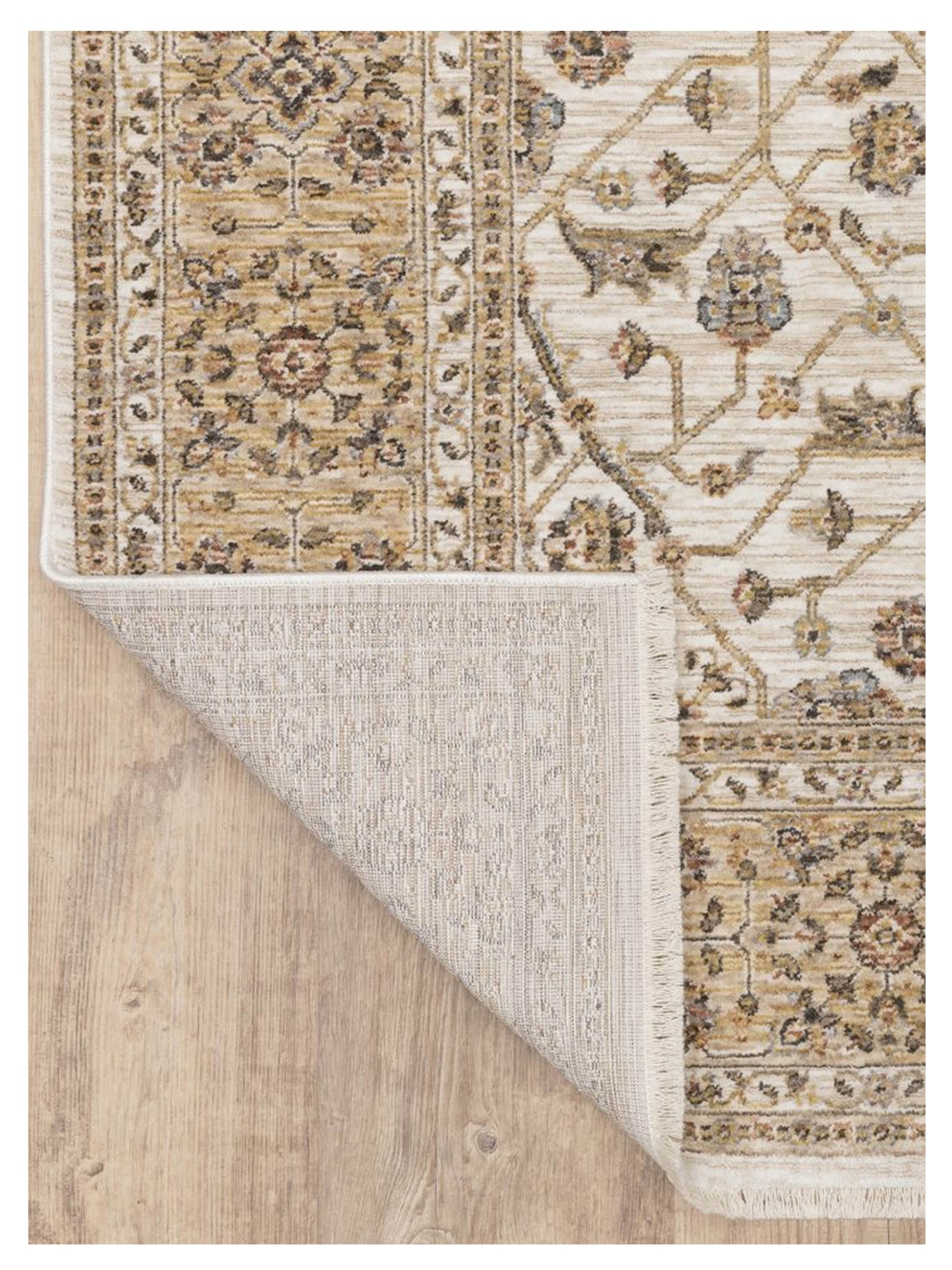 Oriental Weavers Maharaja 001J1 Ivory Gold Traditional Machinemade Rug