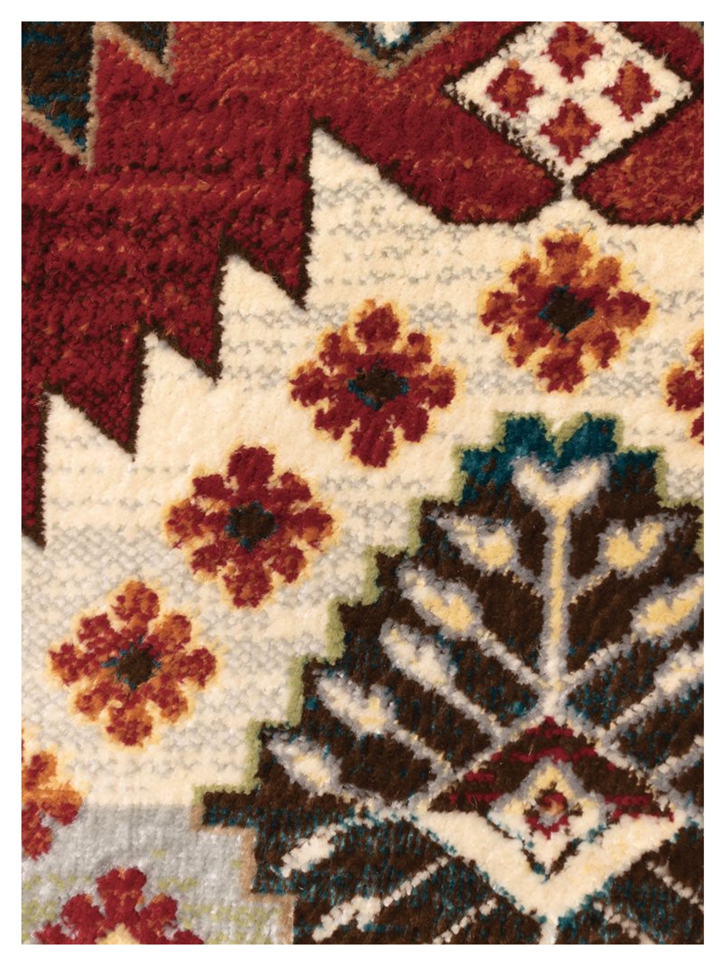 Oriental Weavers Juliette 002R3 Red Multi Casual Machinemade Rug