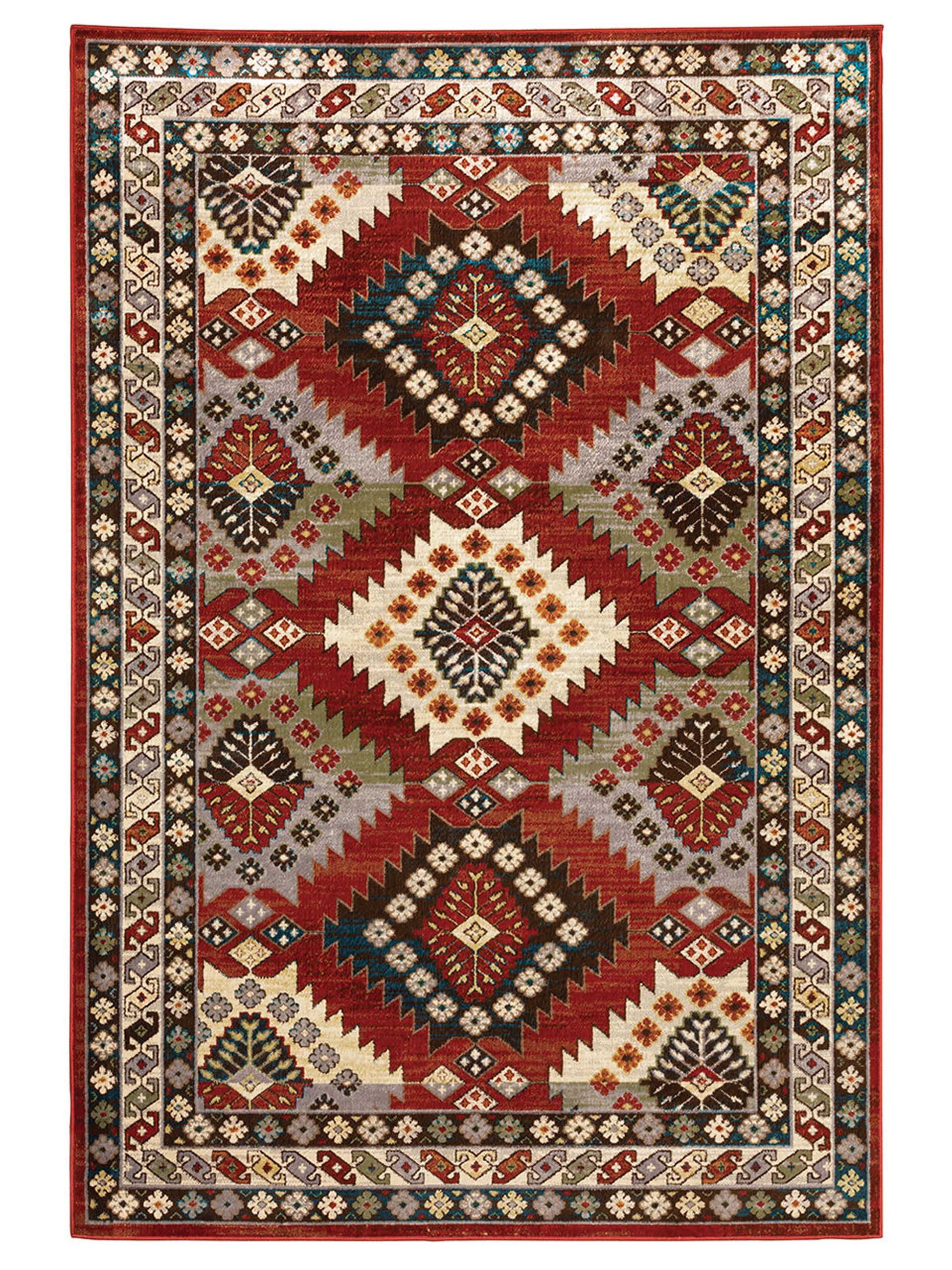 Oriental Weavers Juliette 002R3 Red Casual Machinemade Rug