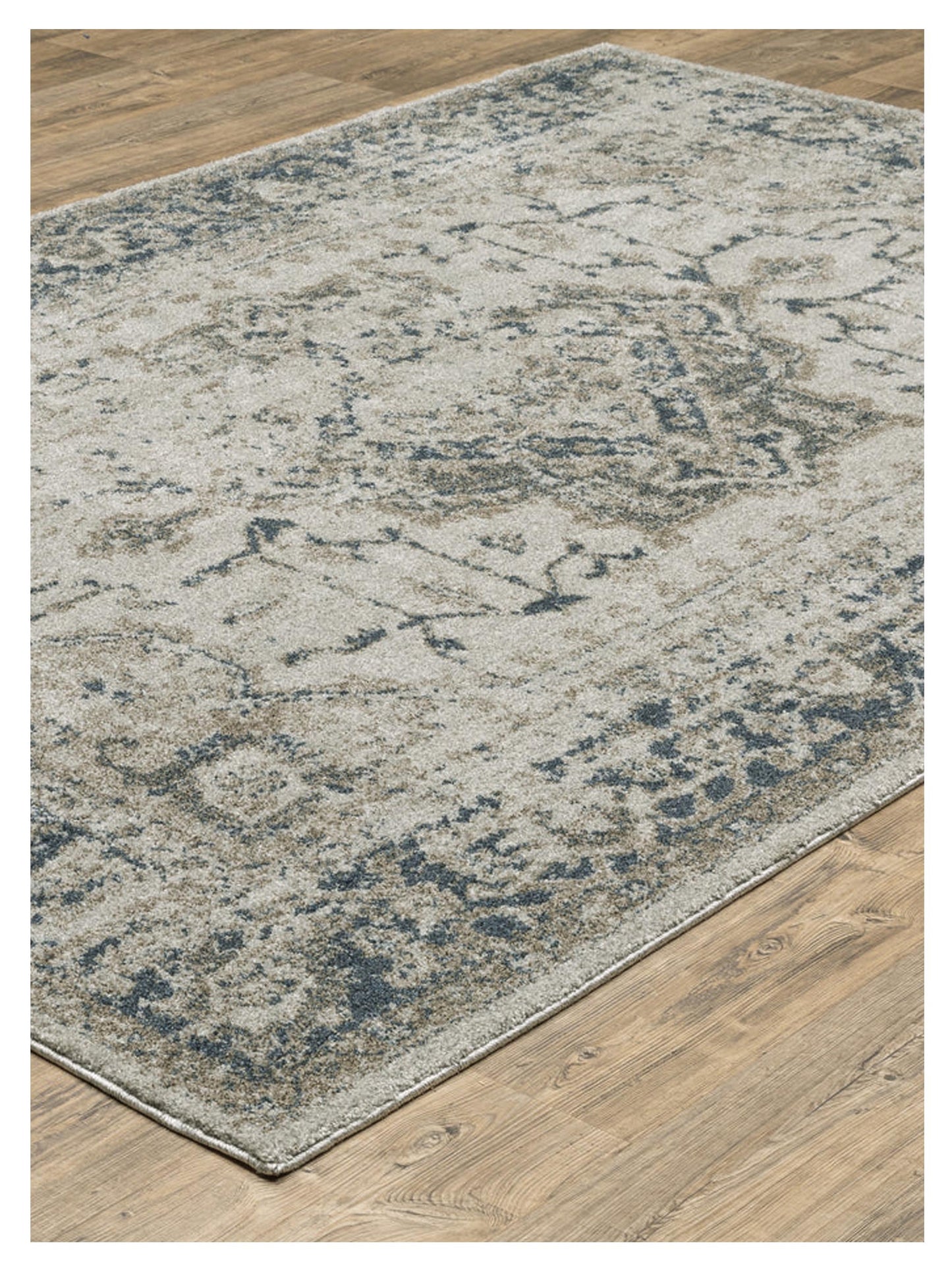 Oriental Weavers ALTON 002W9 Beige Blue Casual Machinemade Rug