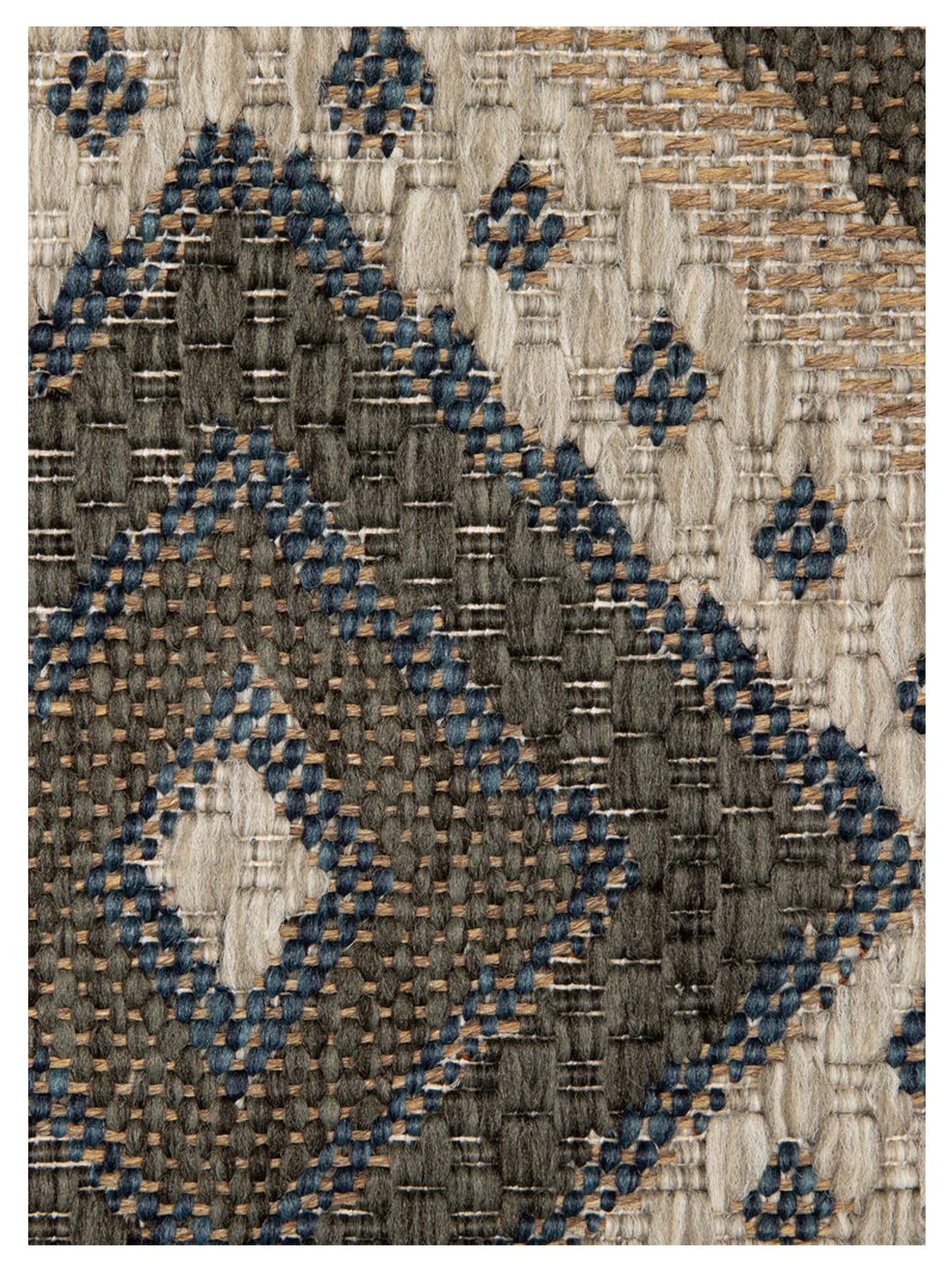 Oriental Weavers LATITUDE 002X3 Grey Orange Outdoor Machinemade Rug