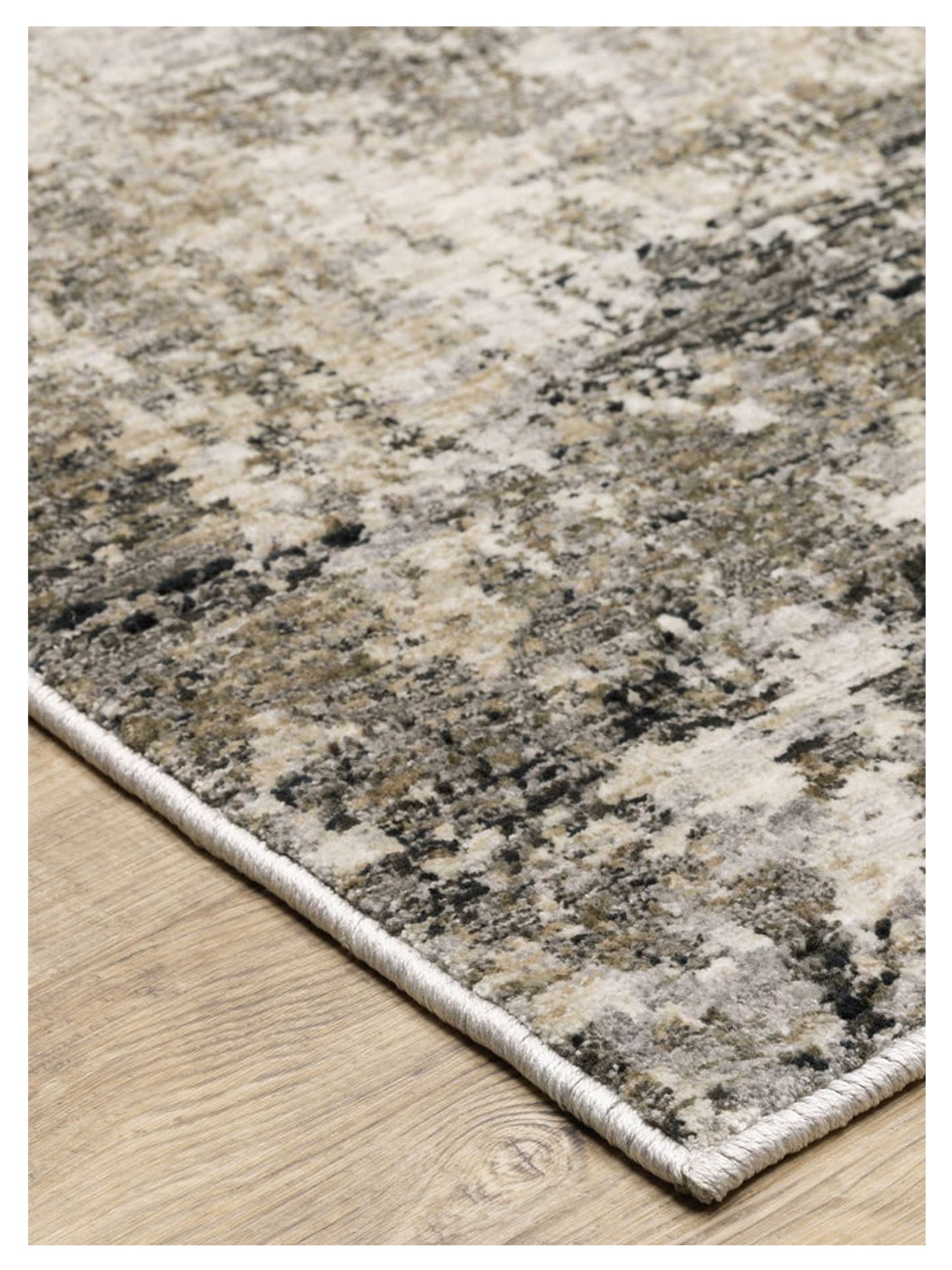 Oriental Weavers NEBULOUS 002X9 Beige Grey Contemporary Machinemade Rug