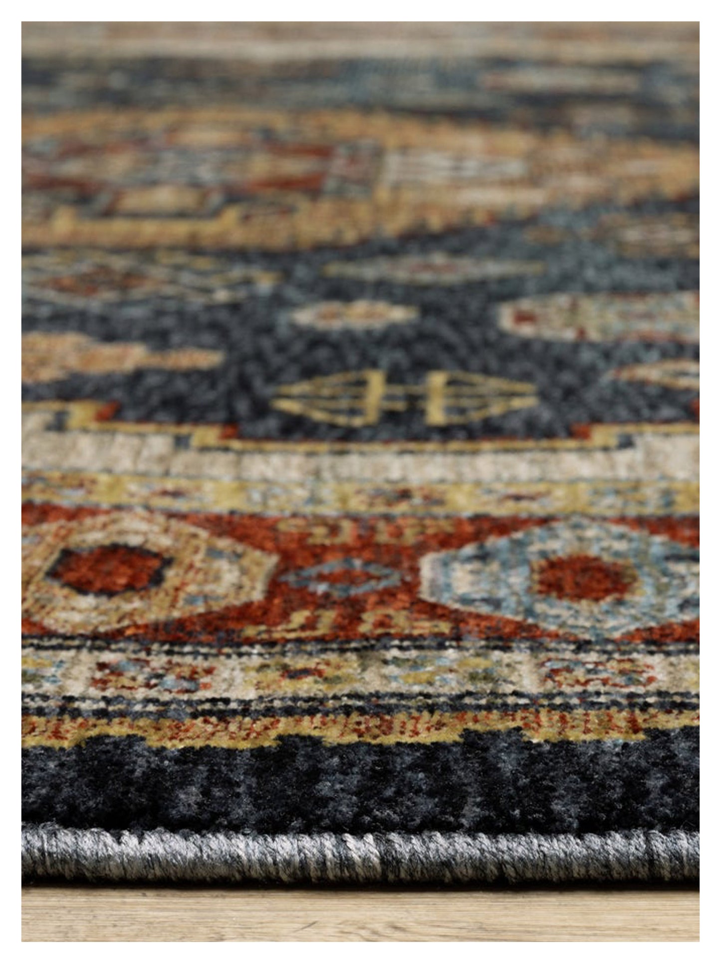 Oriental Weavers ABERDEEN 005W1 Blue Multi Traditional Machinemade Rug