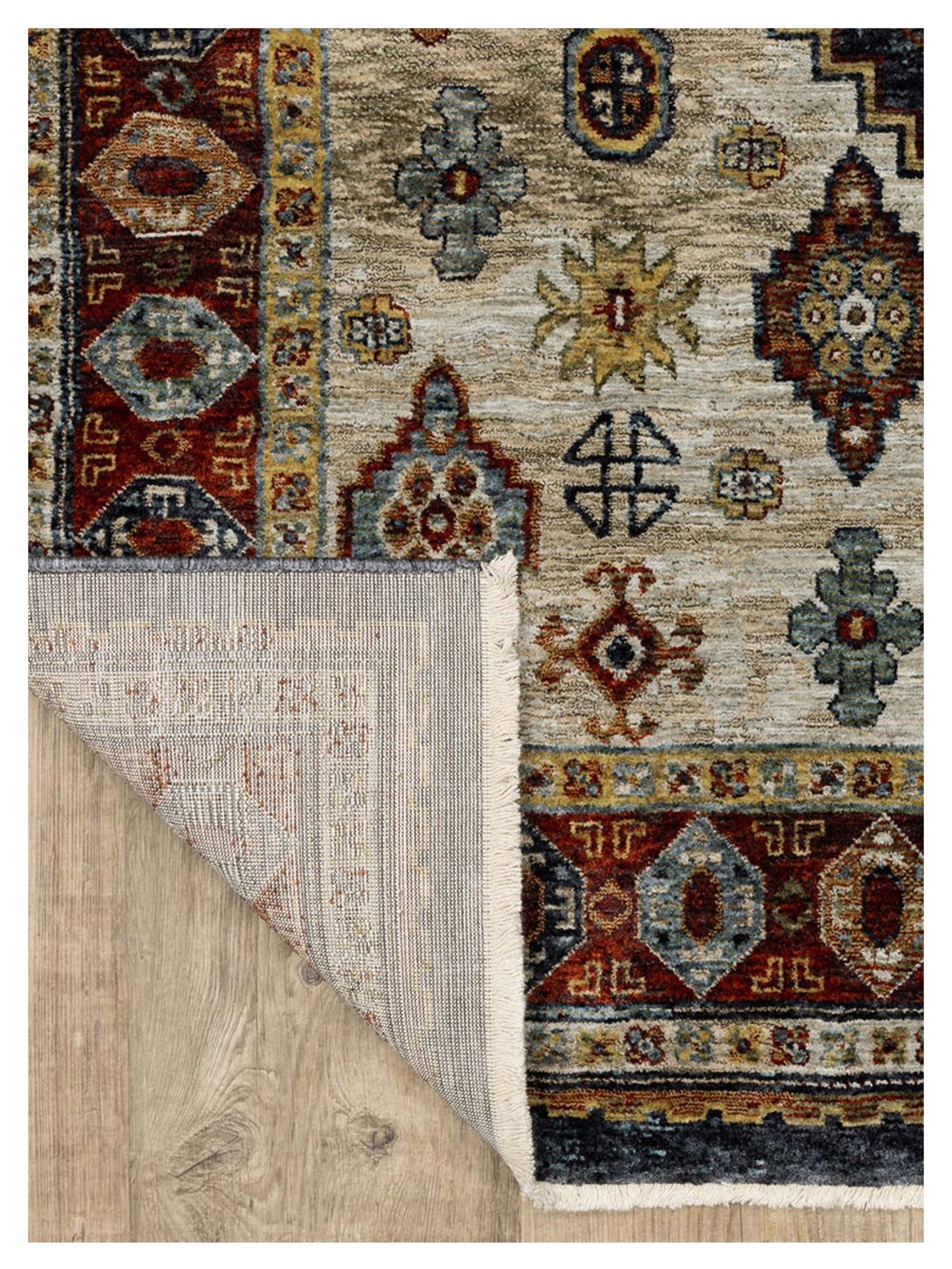 Oriental Weavers ABERDEEN 005W1 Blue Multi Traditional Machinemade Rug