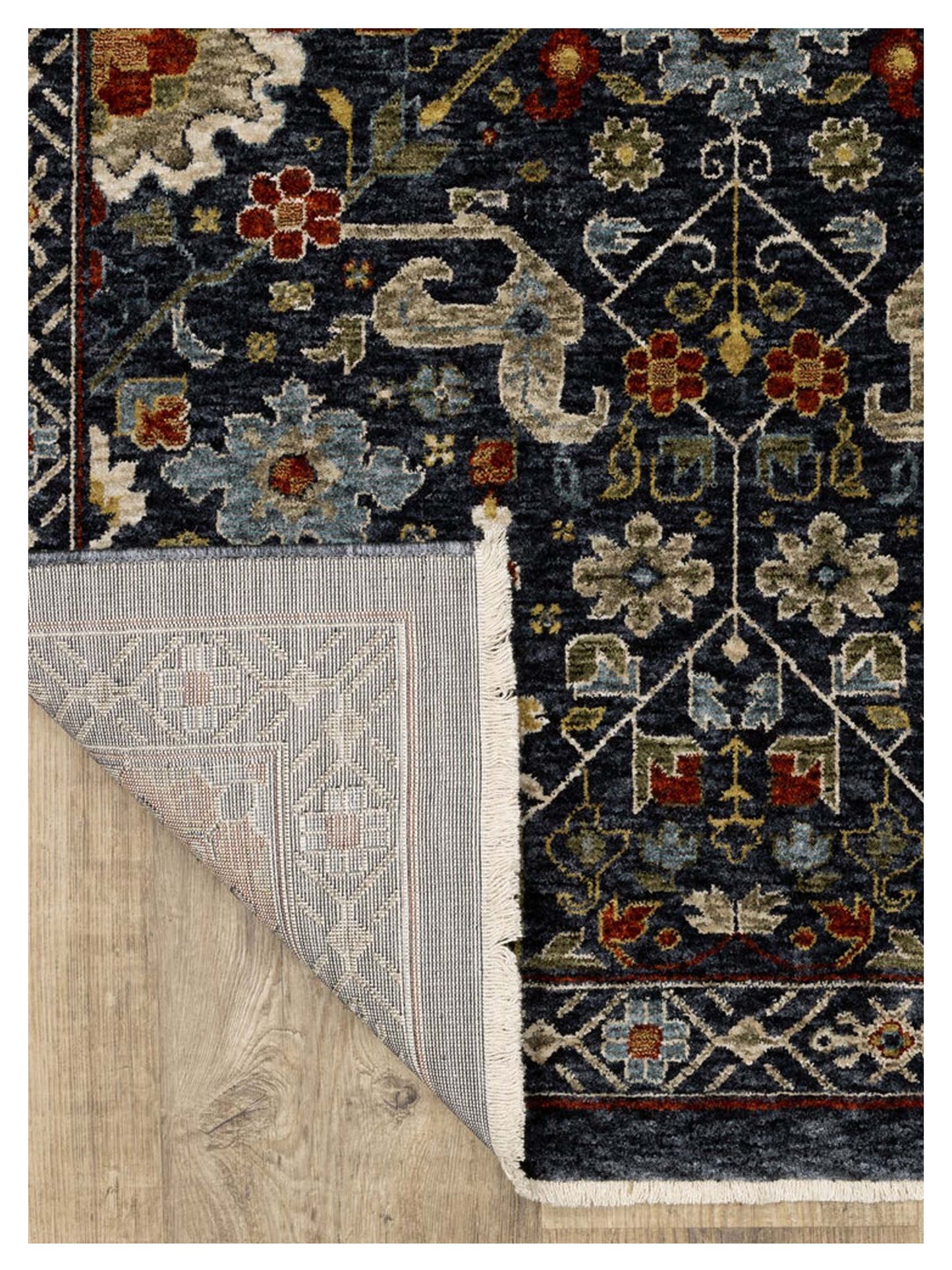 Oriental Weavers ABERDEEN 006B1 Blue Multi Traditional Machinemade Rug