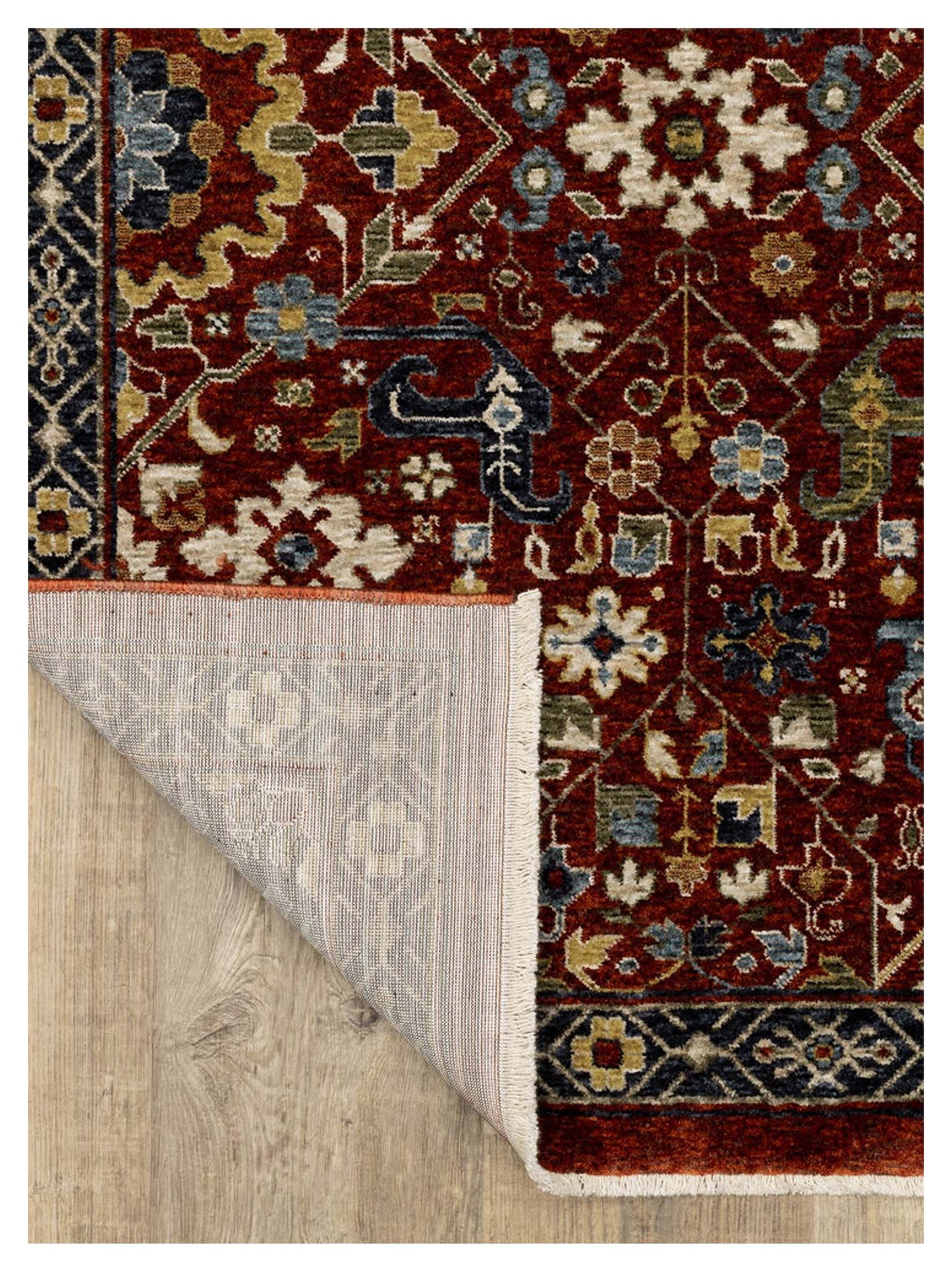 Oriental Weavers ABERDEEN 006R1 Red Multi Traditional Machinemade Rug