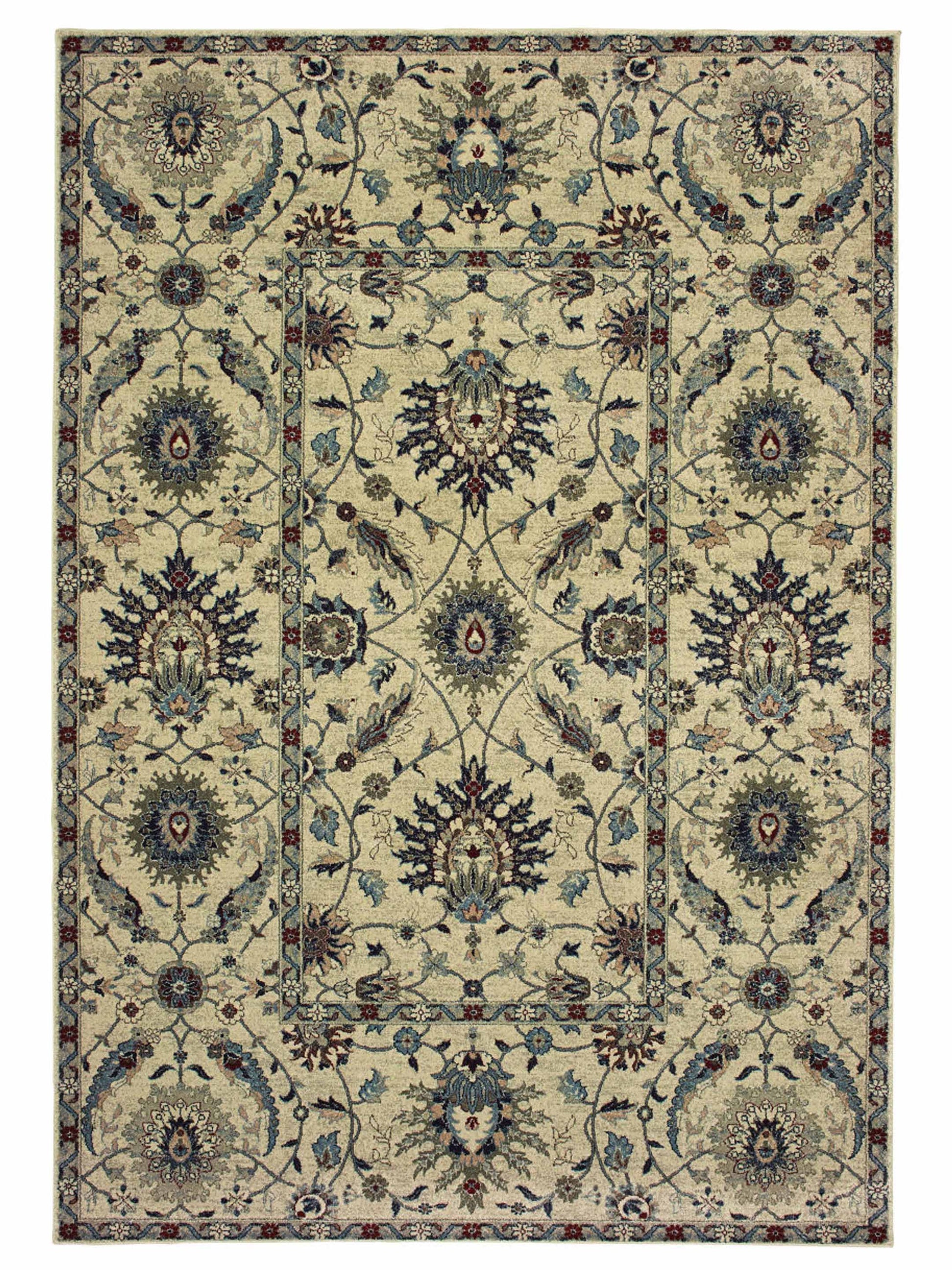 Oriental Weavers RALEIGH 022Y5 Ivory Traditional Machinemade Rug