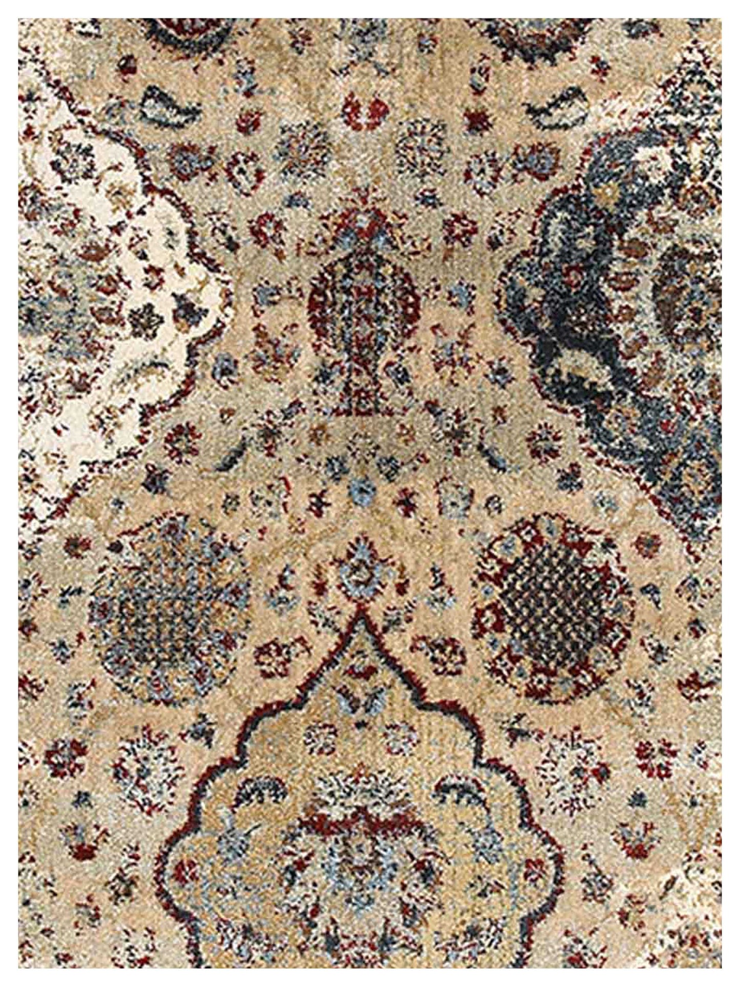 Oriental Weavers EMPIRE 028W4 Ivory Blue Casual Machinemade Rug