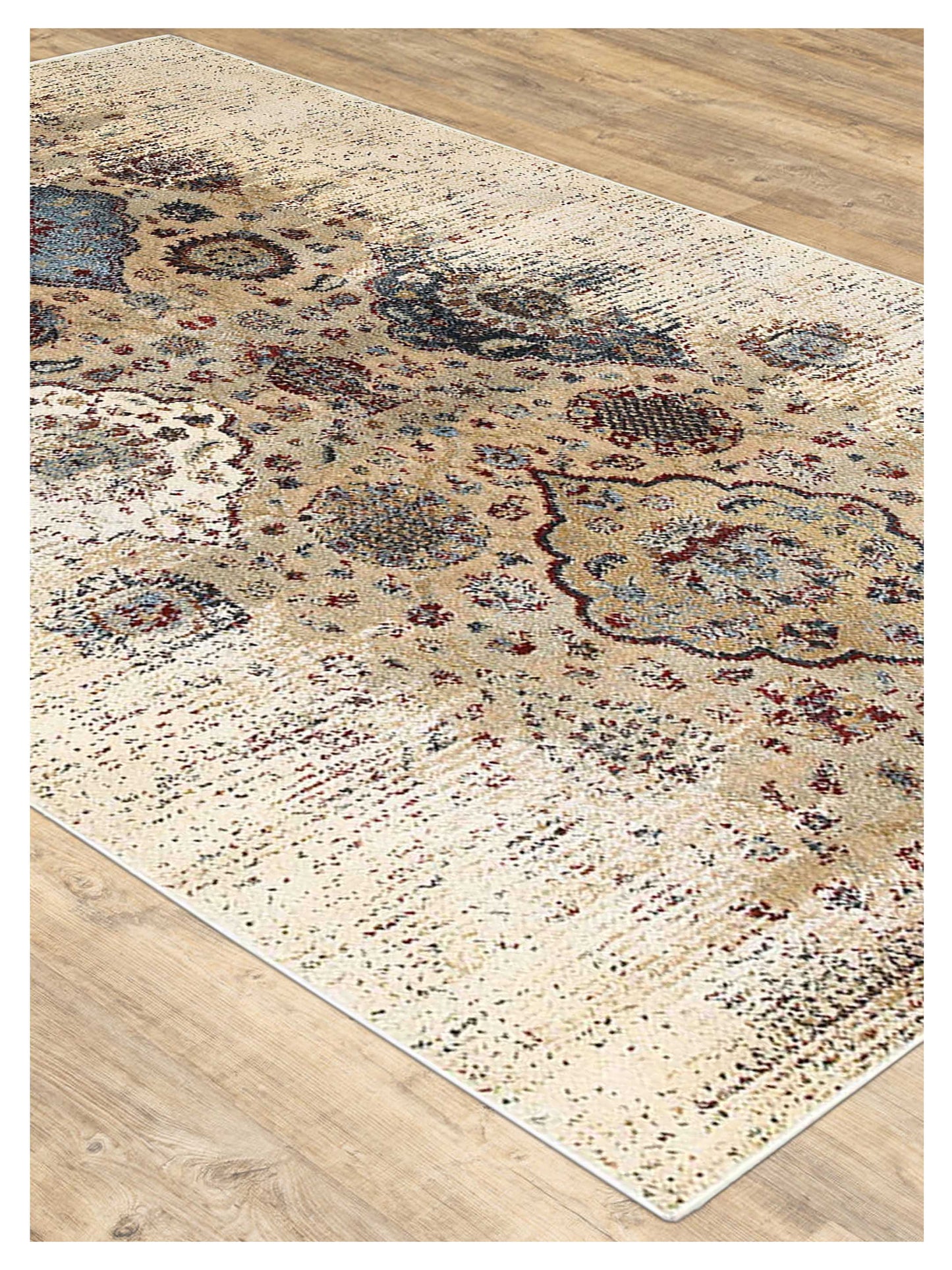 Oriental Weavers EMPIRE 028W4 Ivory Blue Casual Machinemade Rug