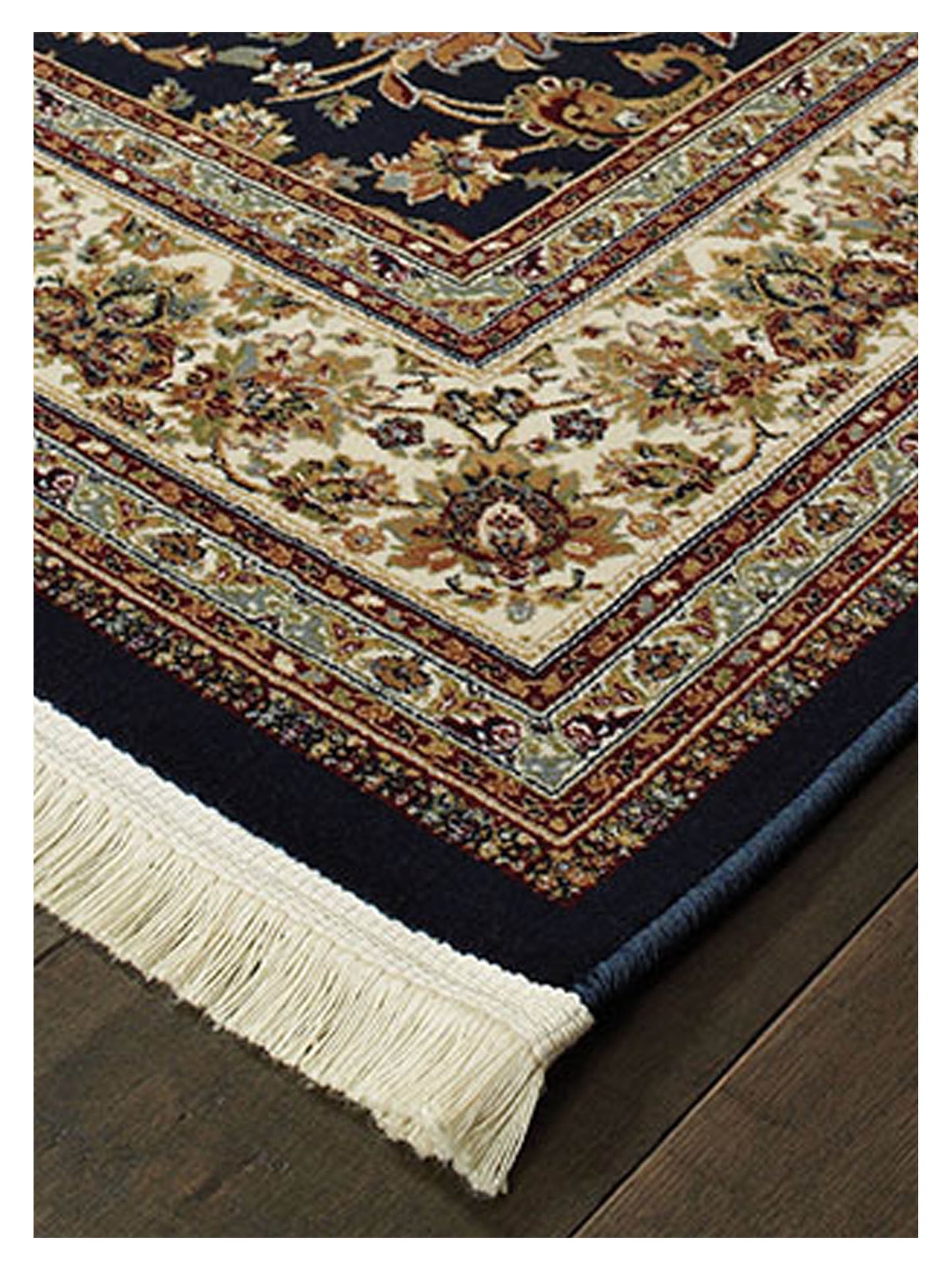 Oriental Weavers MASTERPIECE 033B2 Navy Ivory Traditional Machinemade Rug