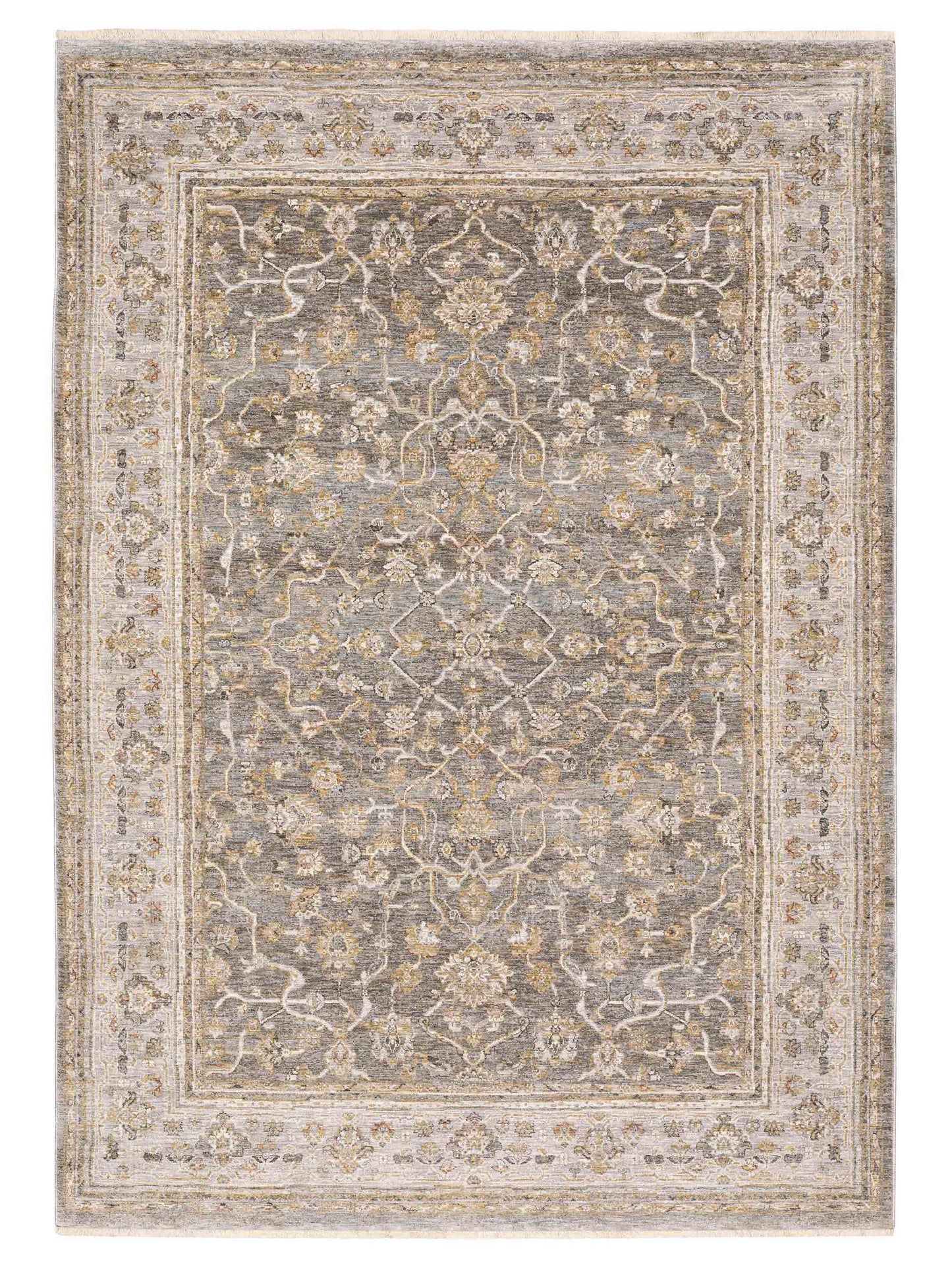 Oriental Weavers Maharaja 040M1 Grey Traditional Machinemade Rug