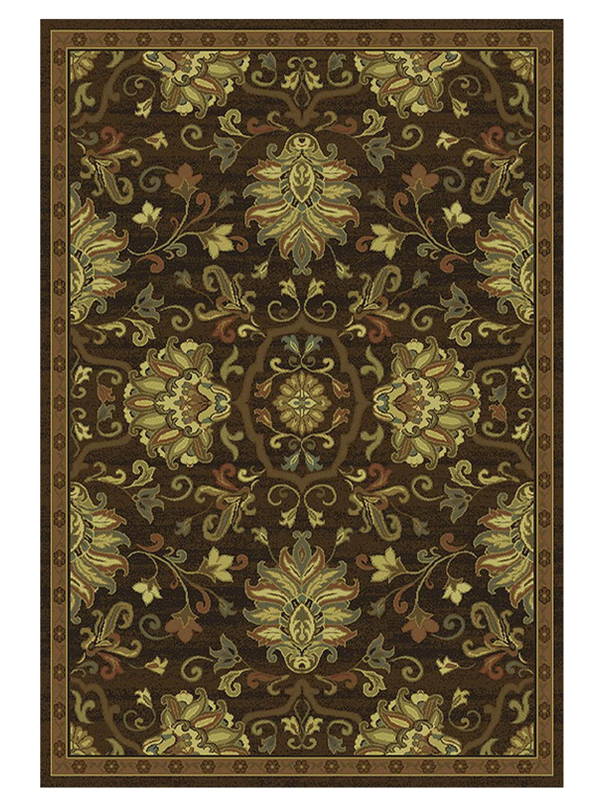 Oriental Weavers Hudson 042G1 Brown Casual Loom Rug