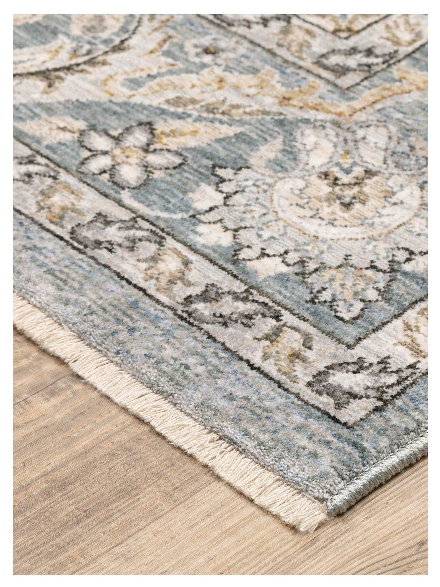 Oriental Weavers Maharaja 070E1 Blue Ivory Traditional Machinemade Rug