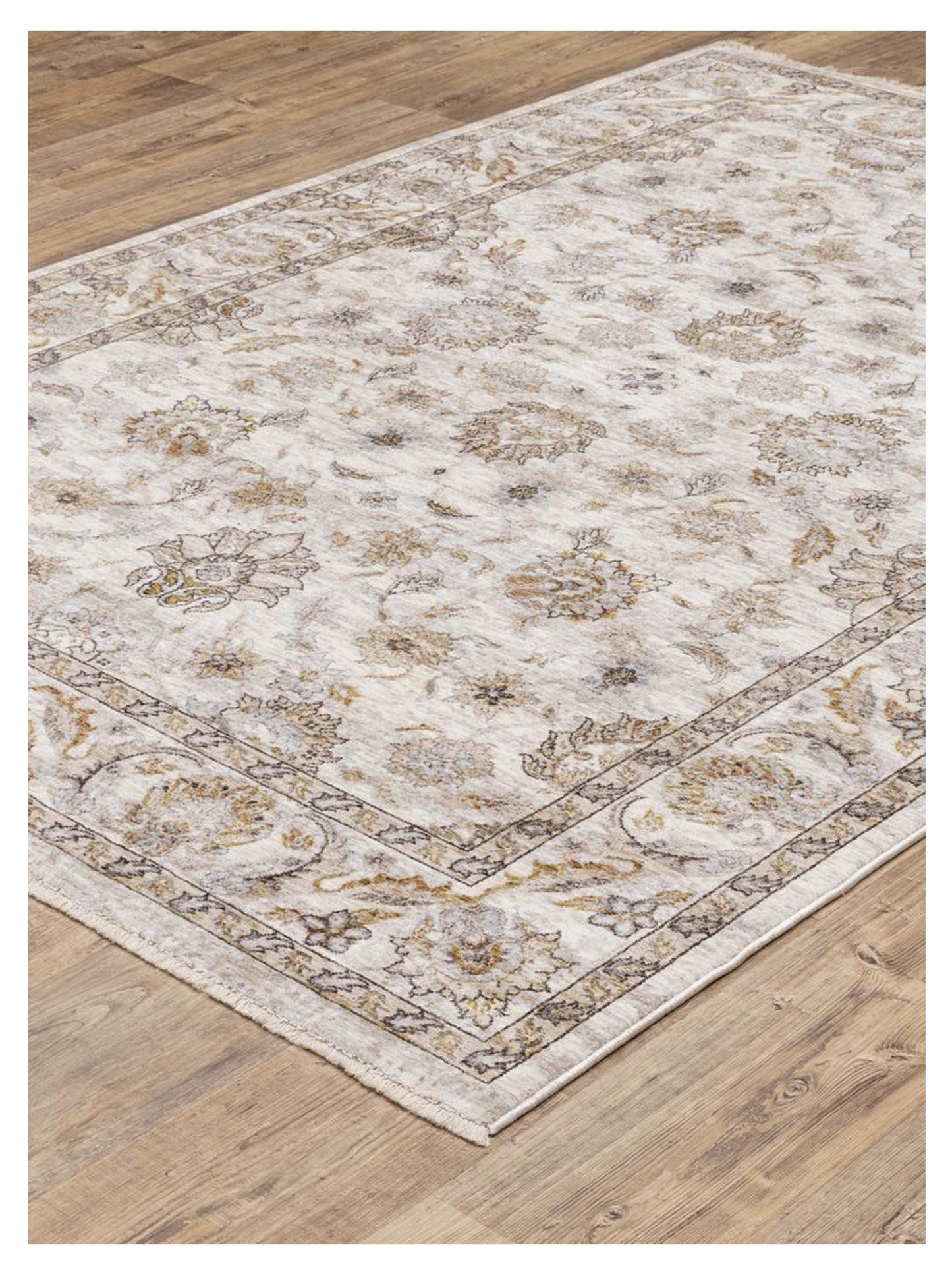 Oriental Weavers Maharaja 070W1 Ivory Grey Traditional Machinemade Rug