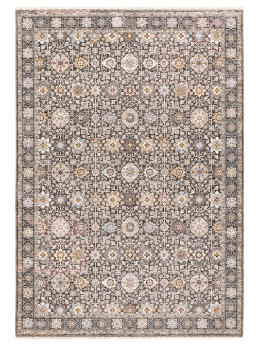 Oriental Weavers Maharaja 071N1 Charcoal Traditional Machinemade Rug