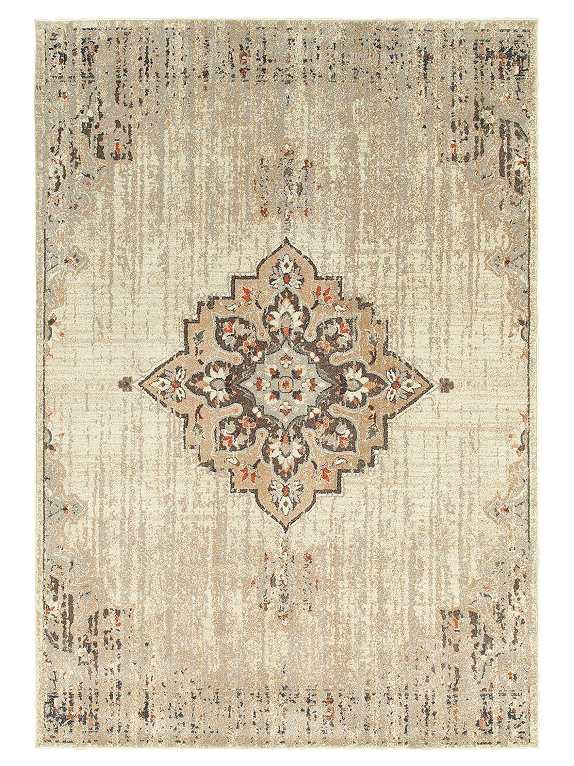 Oriental Weavers PASHA 072J2 Ivory Traditional Machinemade Rug