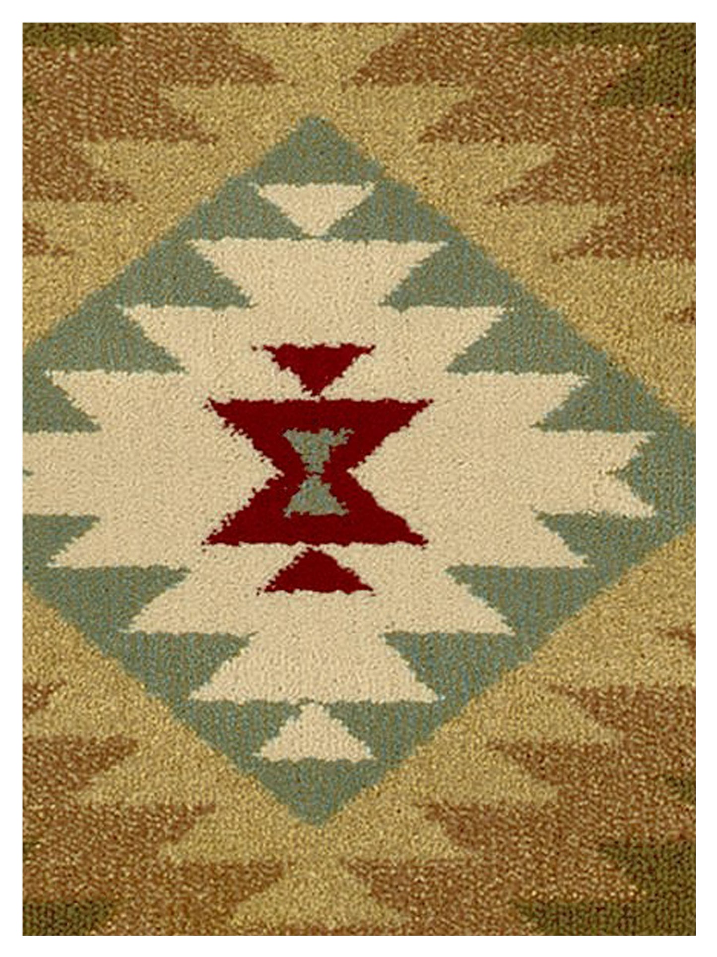 Oriental Weavers Hudson 087K1 Red Green Casual Loom Rug