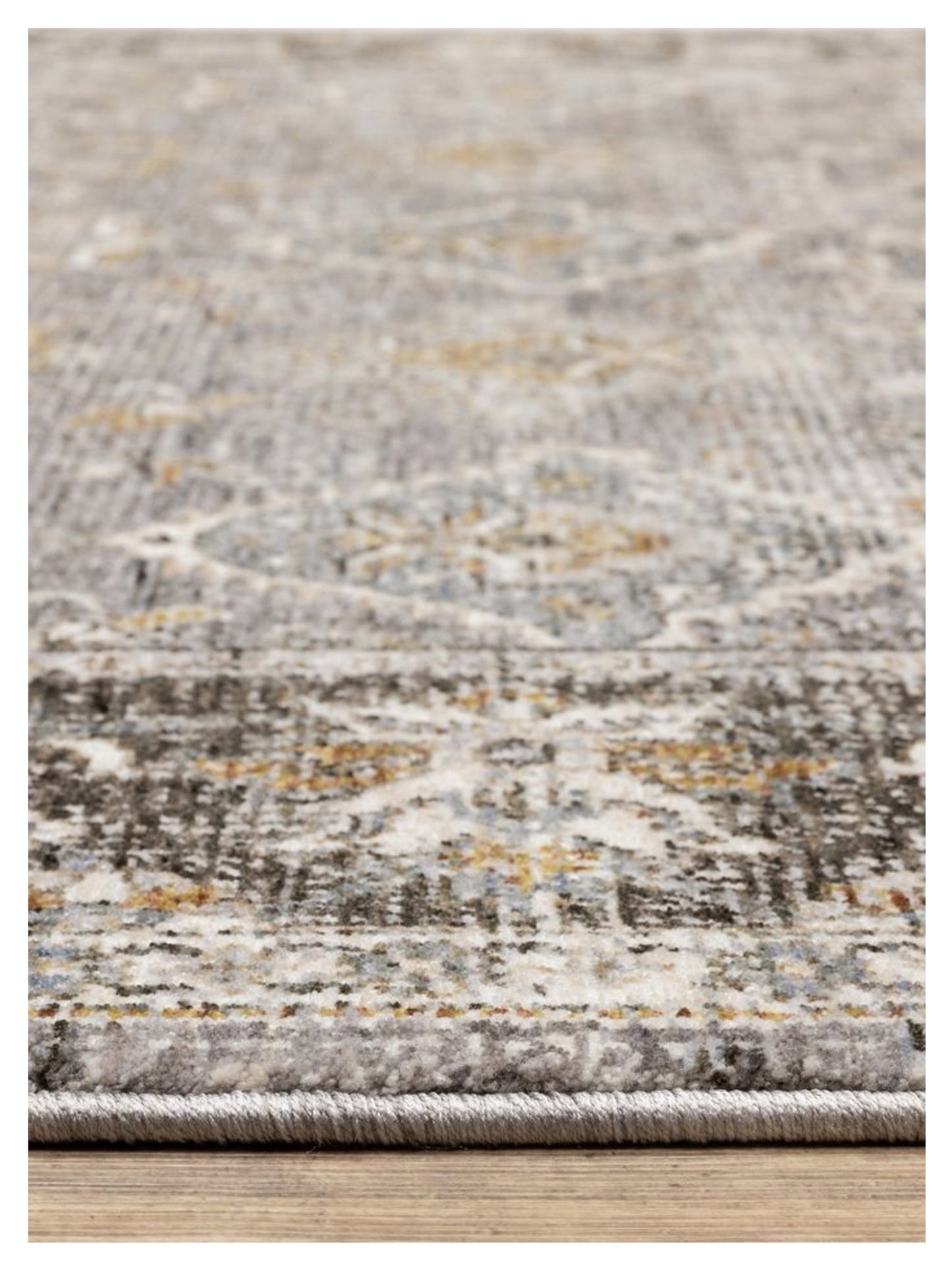 Oriental Weavers Maharaja 091E1 Grey Blue Traditional Machinemade Rug