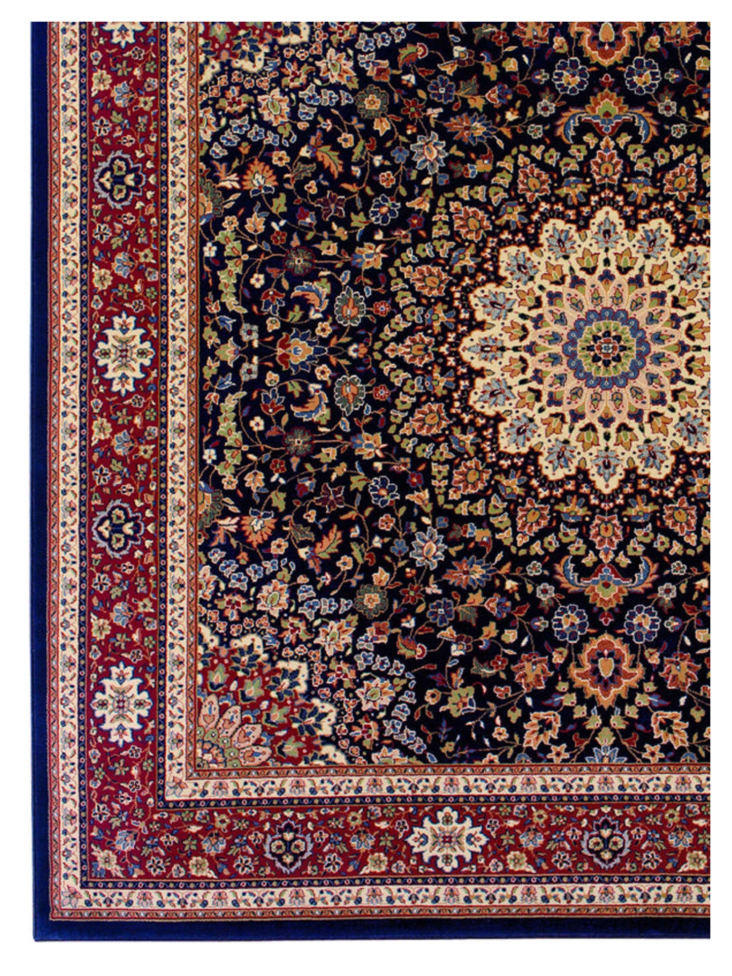 Oriental Weavers ARIANA 095B3 Blue Red Traditional Machinemade Rug