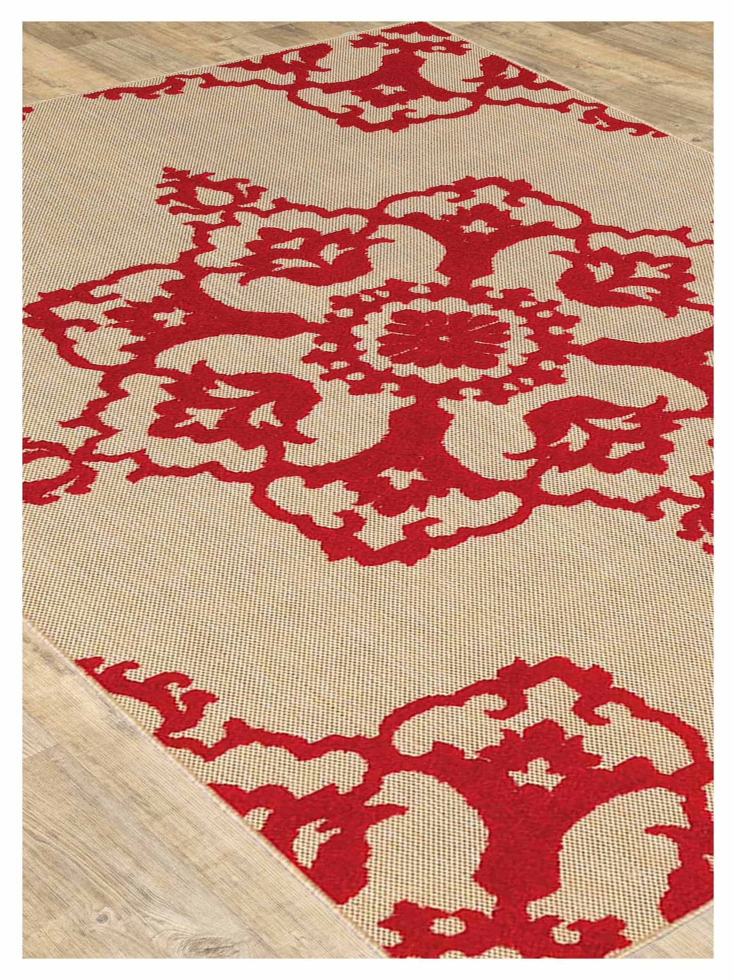 Oriental Weavers CAYMAN 097R9 Sand Red Outdoor Machinemade Rug