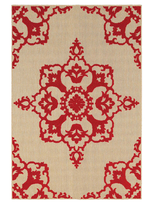 Oriental Weavers CAYMAN 097R9 Sand Outdoor Machinemade Rug