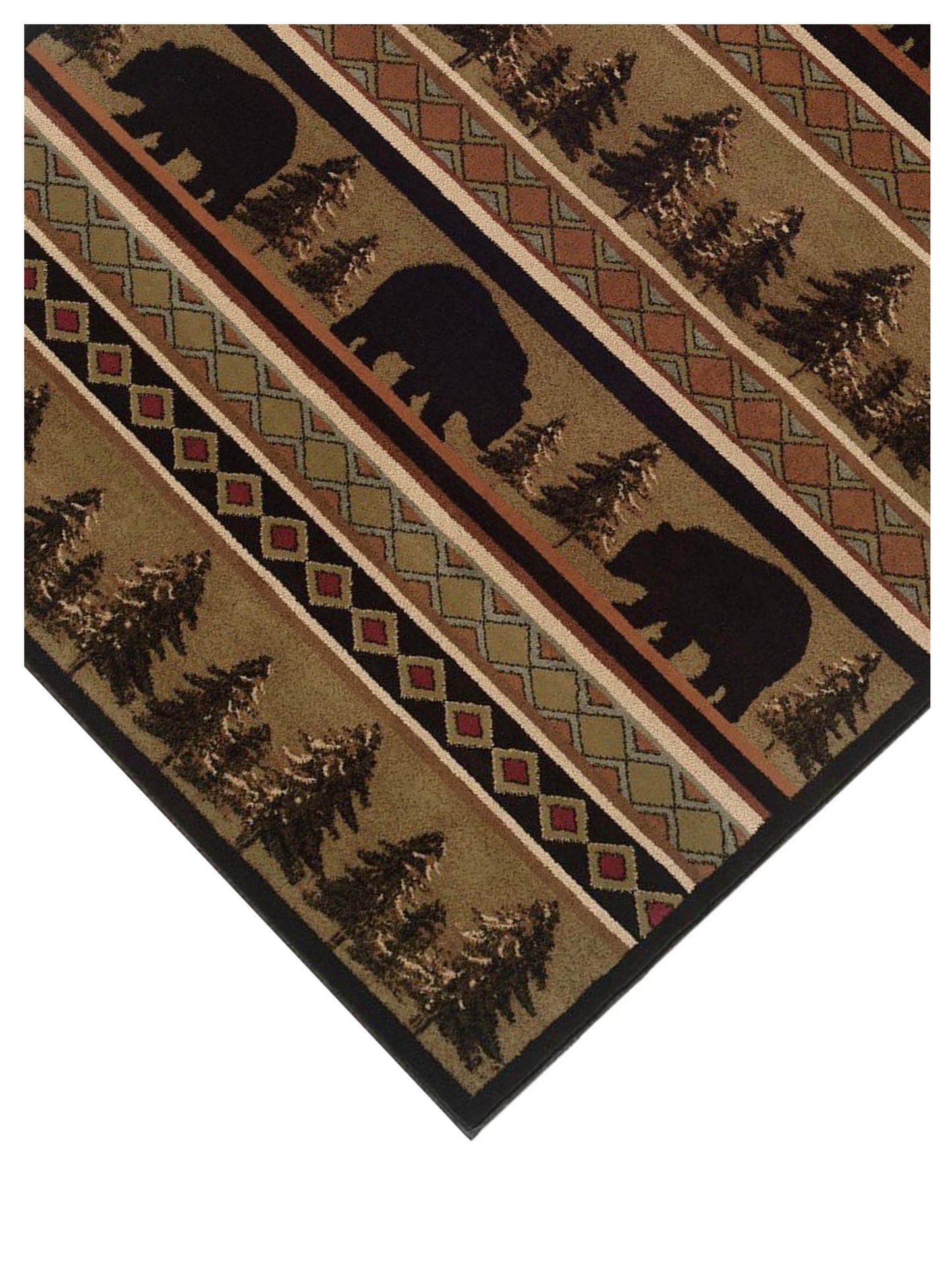 Oriental Weavers Hudson 1066A Black Beige Casual Loom Rug