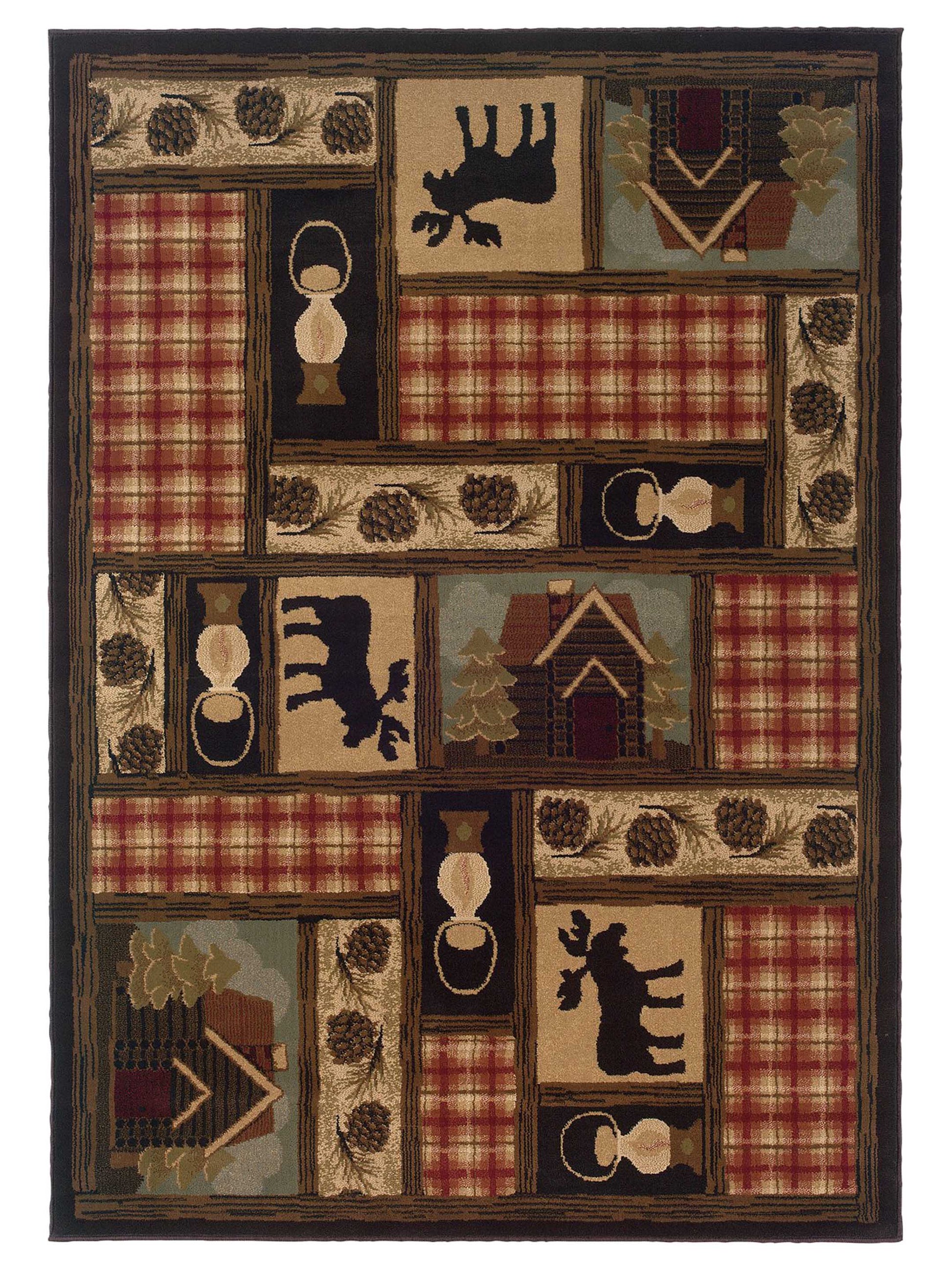 Oriental Weavers Hudson 1067A Brown Casual Loom Rug