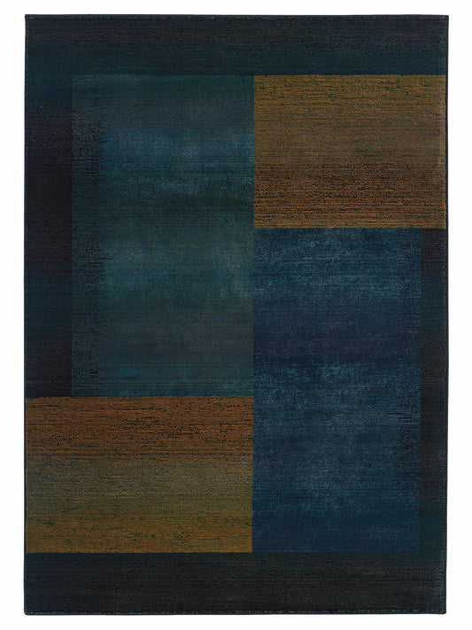 Oriental Weavers KHARMA II 1092L Blue Contemporary Machinemade Rug