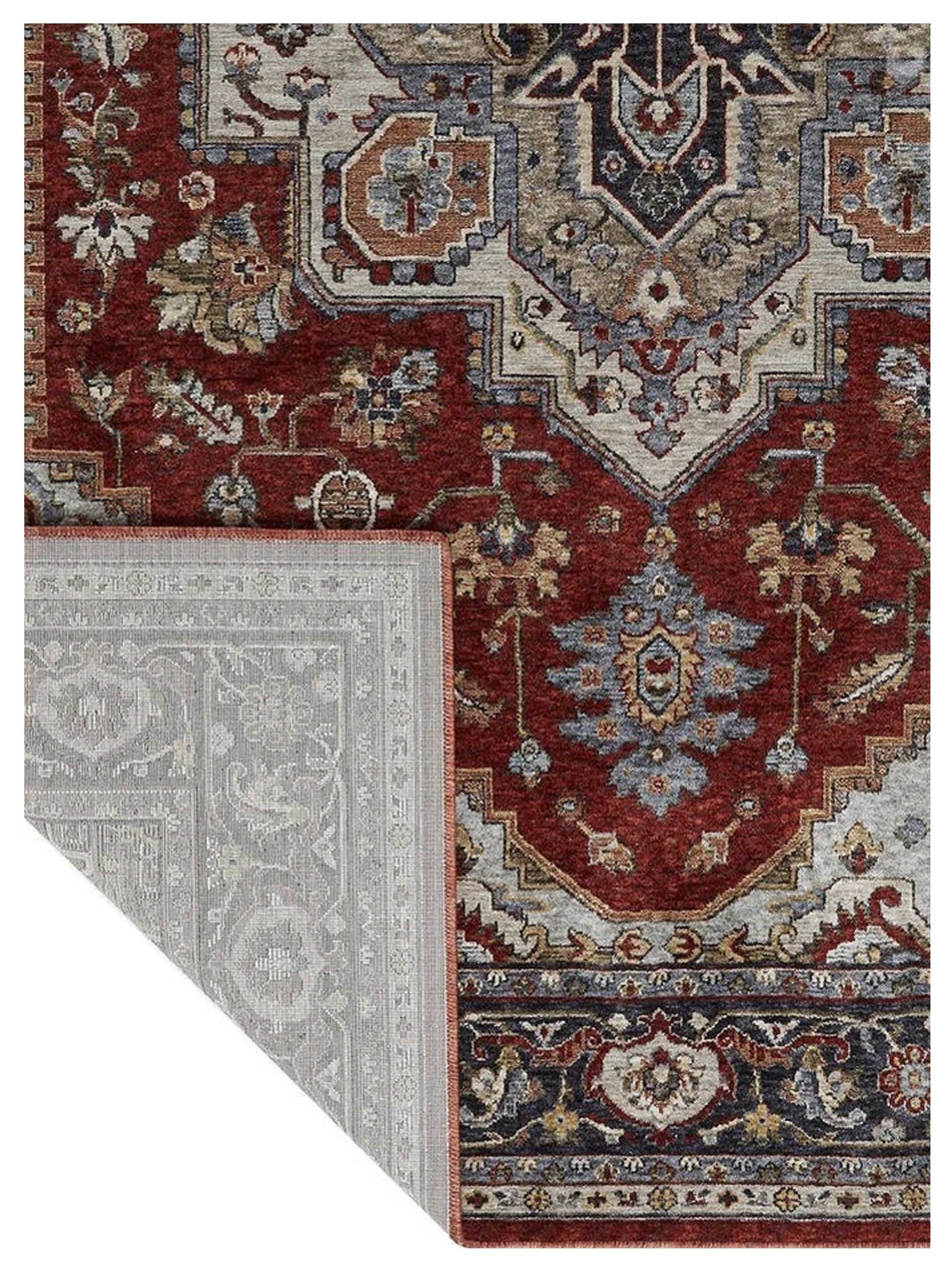 Oriental Weavers ABERDEEN 1144R Red Blue Traditional Machinemade Rug