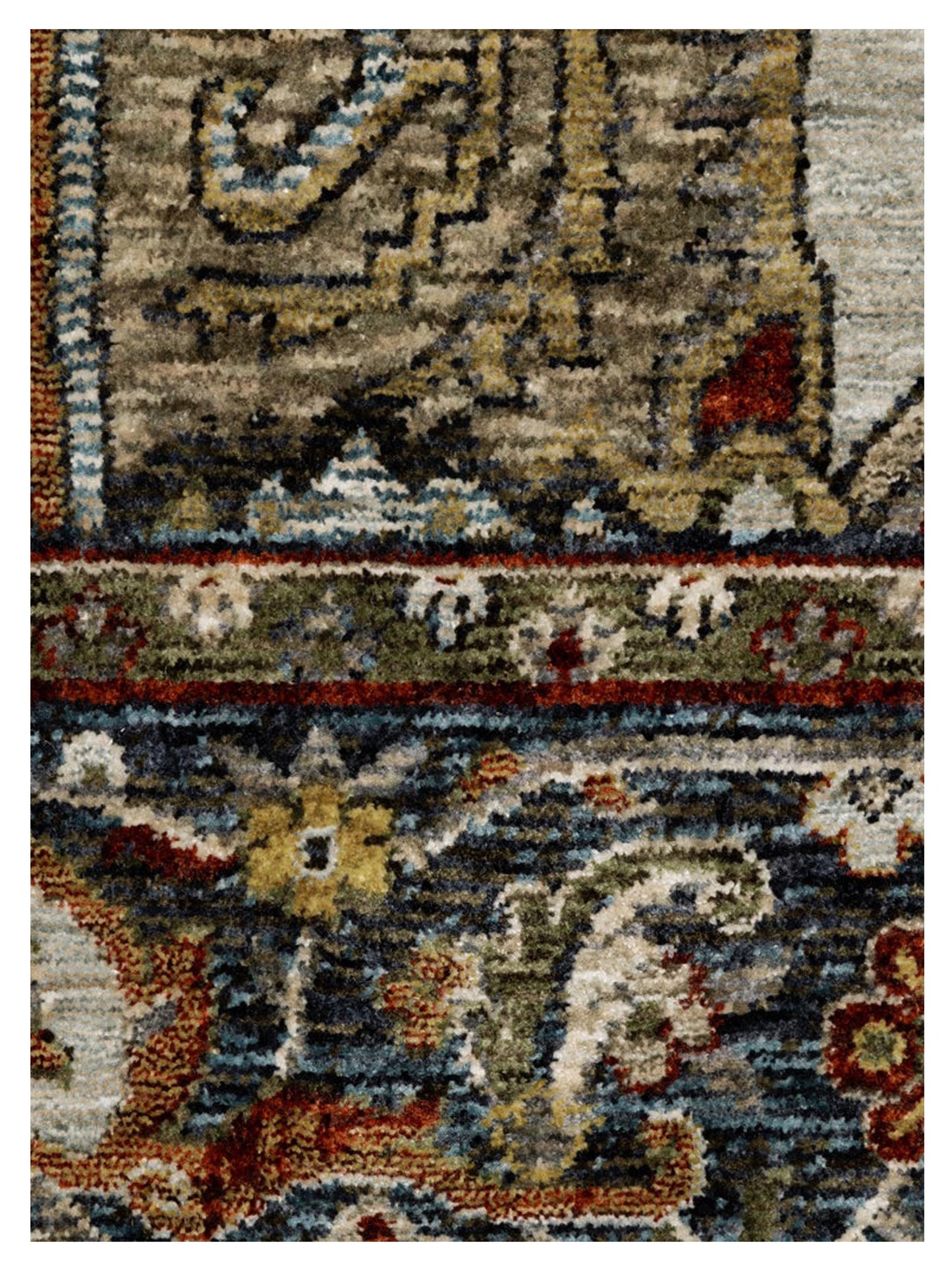 Oriental Weavers ABERDEEN 1144W Ivory Blue Traditional Machinemade Rug