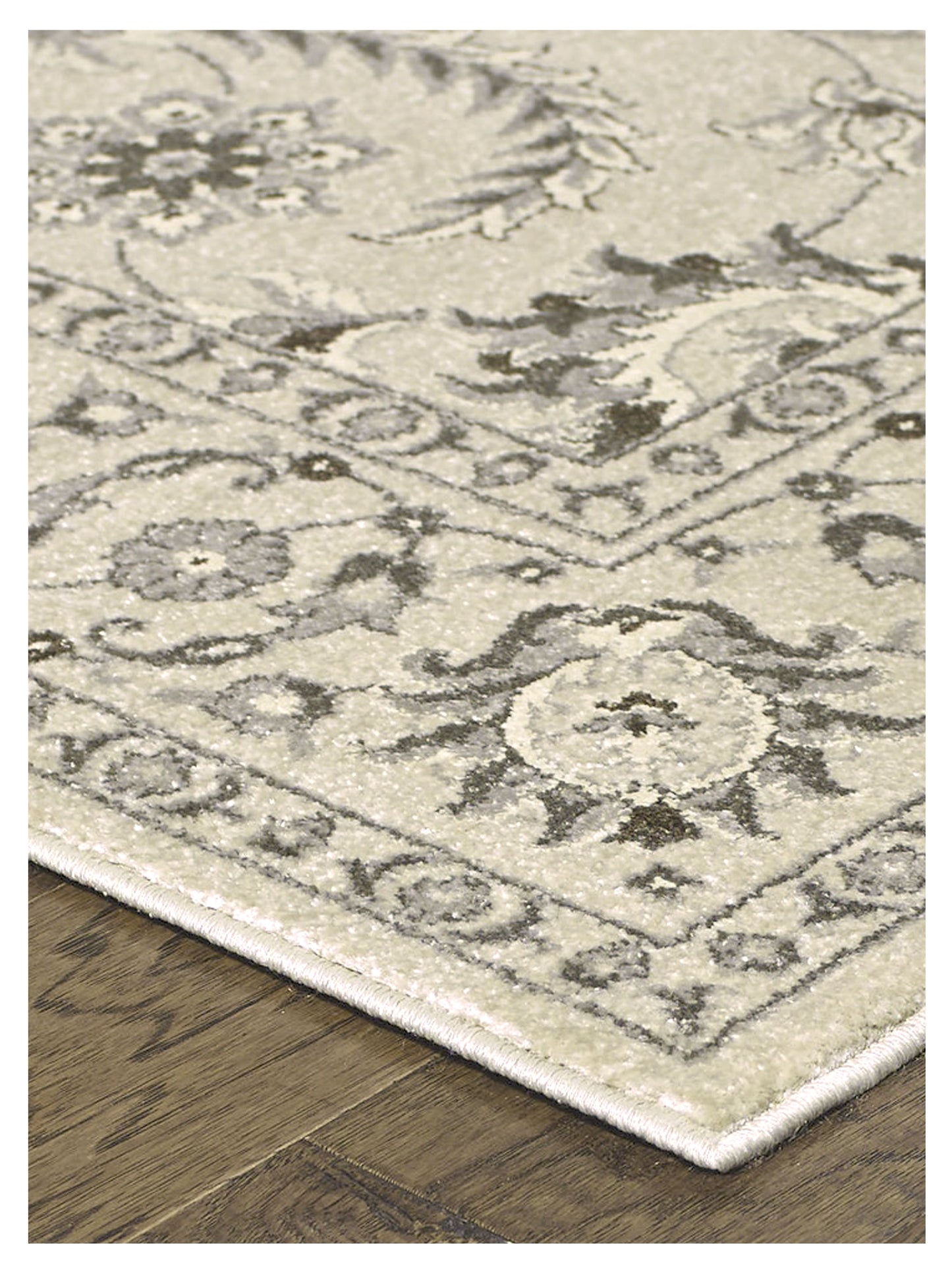 Oriental Weavers Richmond 114J3 Ivory Grey Traditional Woven Rug