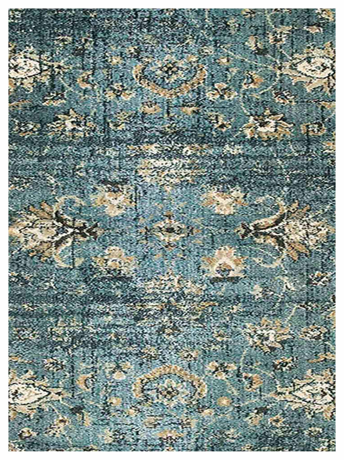 Oriental Weavers EMPIRE 114L4 Blue Ivory Traditional Machinemade Rug