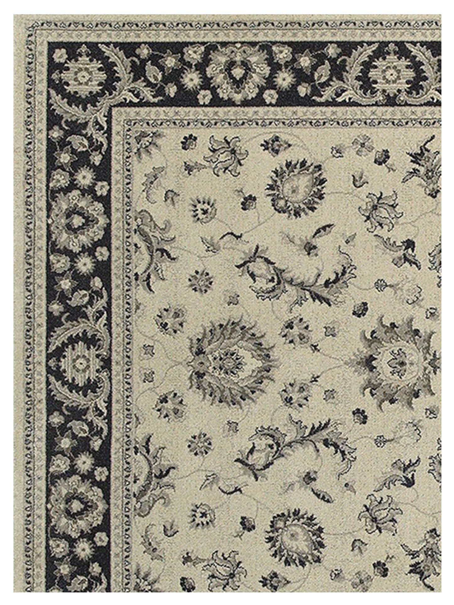 Oriental Weavers Richmond 117W3 Ivory Charcoal Traditional Woven Rug