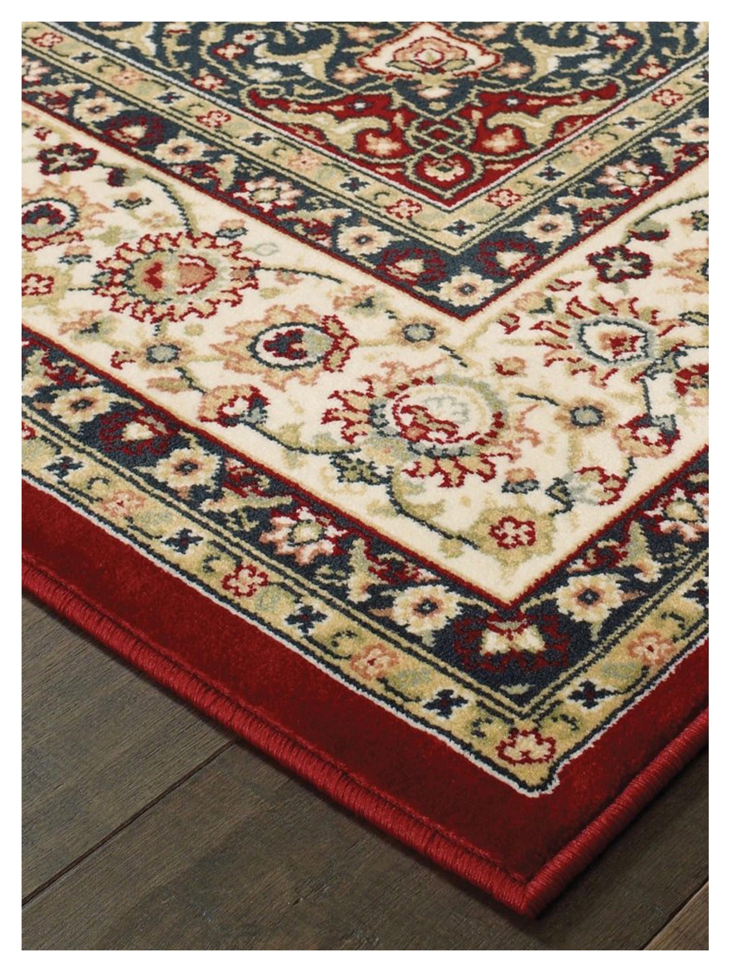 Oriental Weavers KASHAN 119N1 Red Ivory Traditional Machinemade Rug