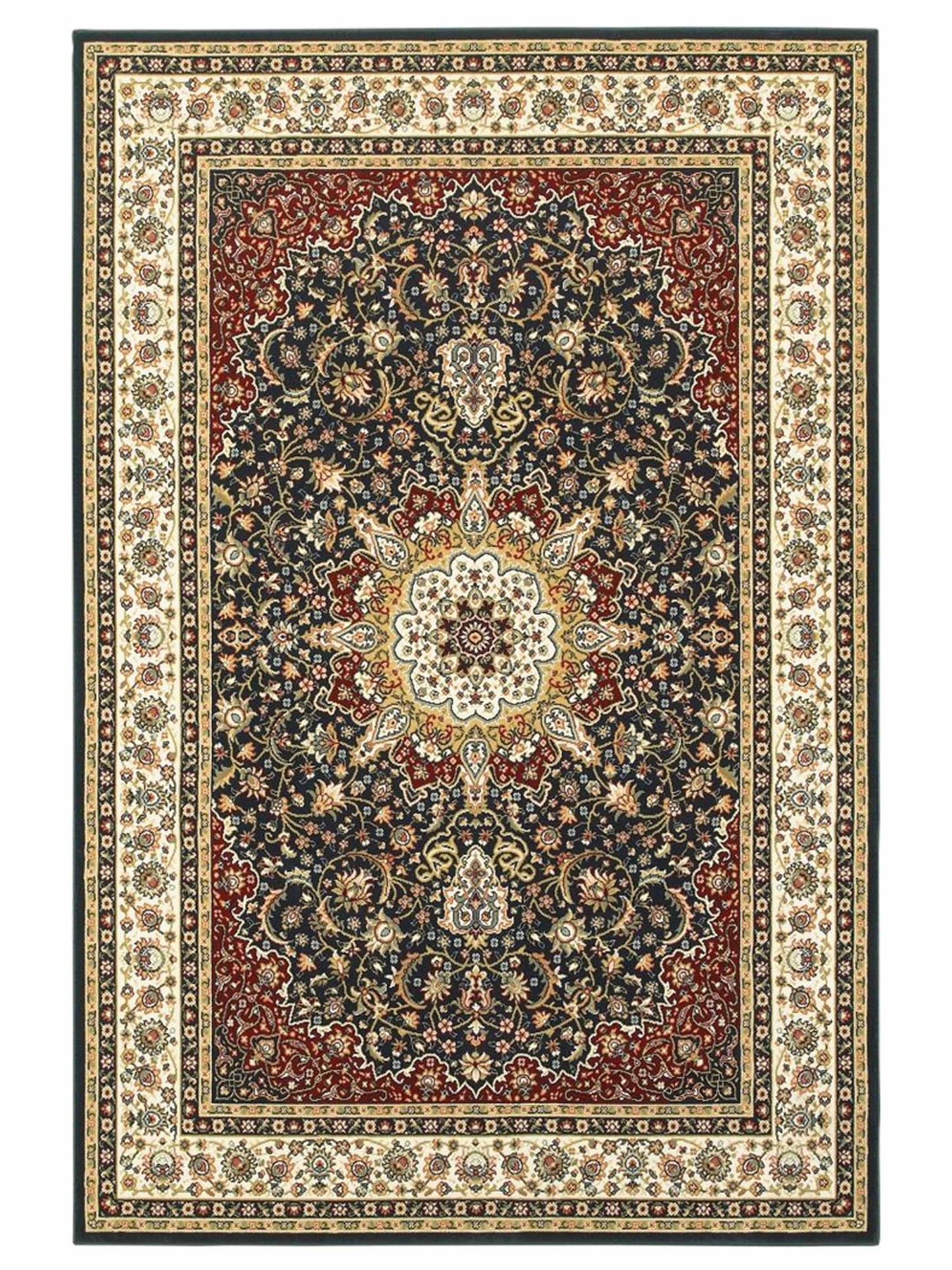 Oriental Weavers KASHAN 119U1 Navy Traditional Machinemade Rug