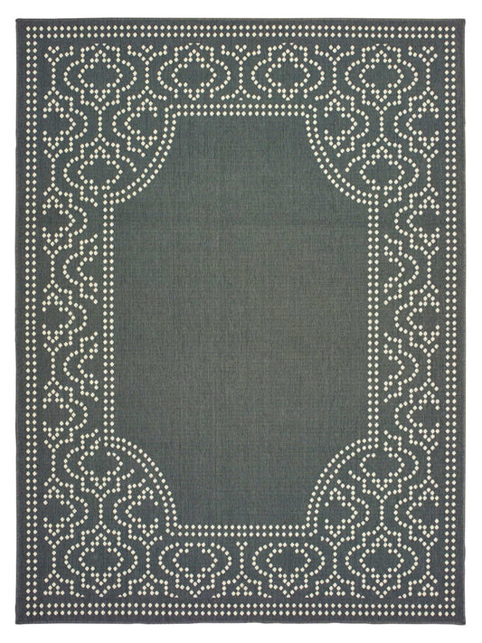 Oriental Weavers MARINA 1247X Grey Outdoor Machinemade Rug