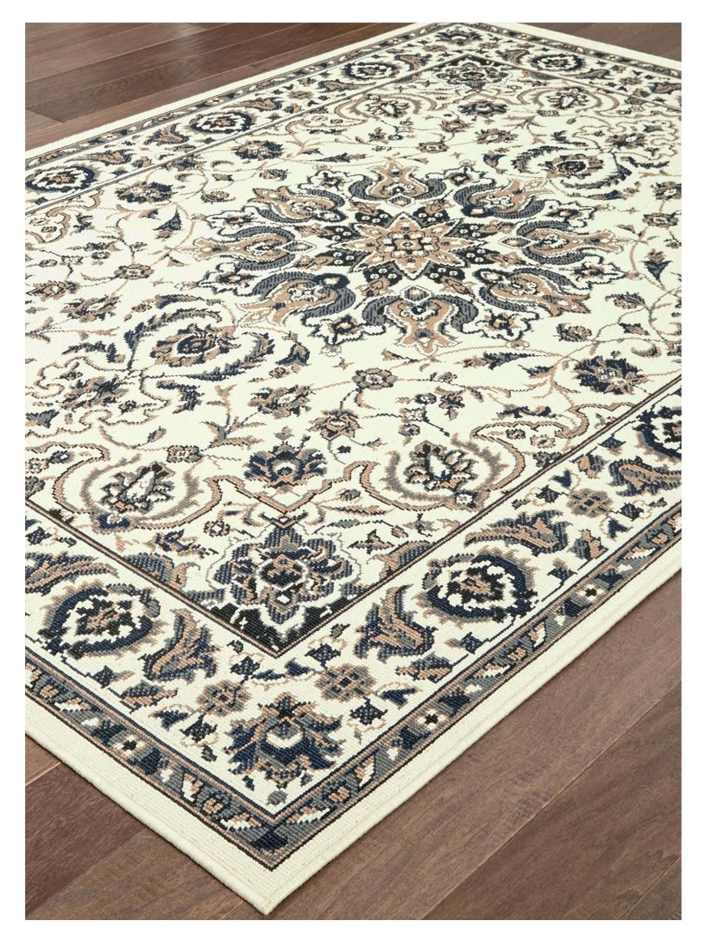 Oriental Weavers MARINA 1248W Ivory Navy Outdoor Machinemade Rug