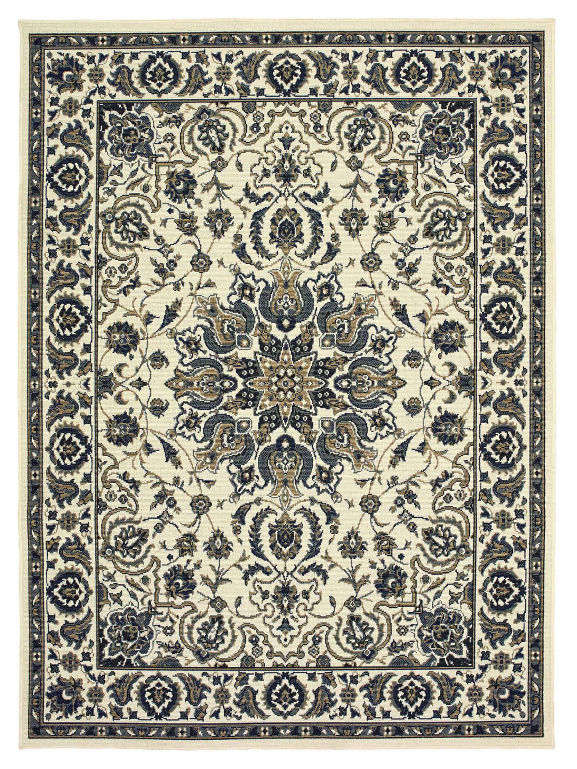 Oriental Weavers MARINA 1248W Ivory Outdoor Machinemade Rug