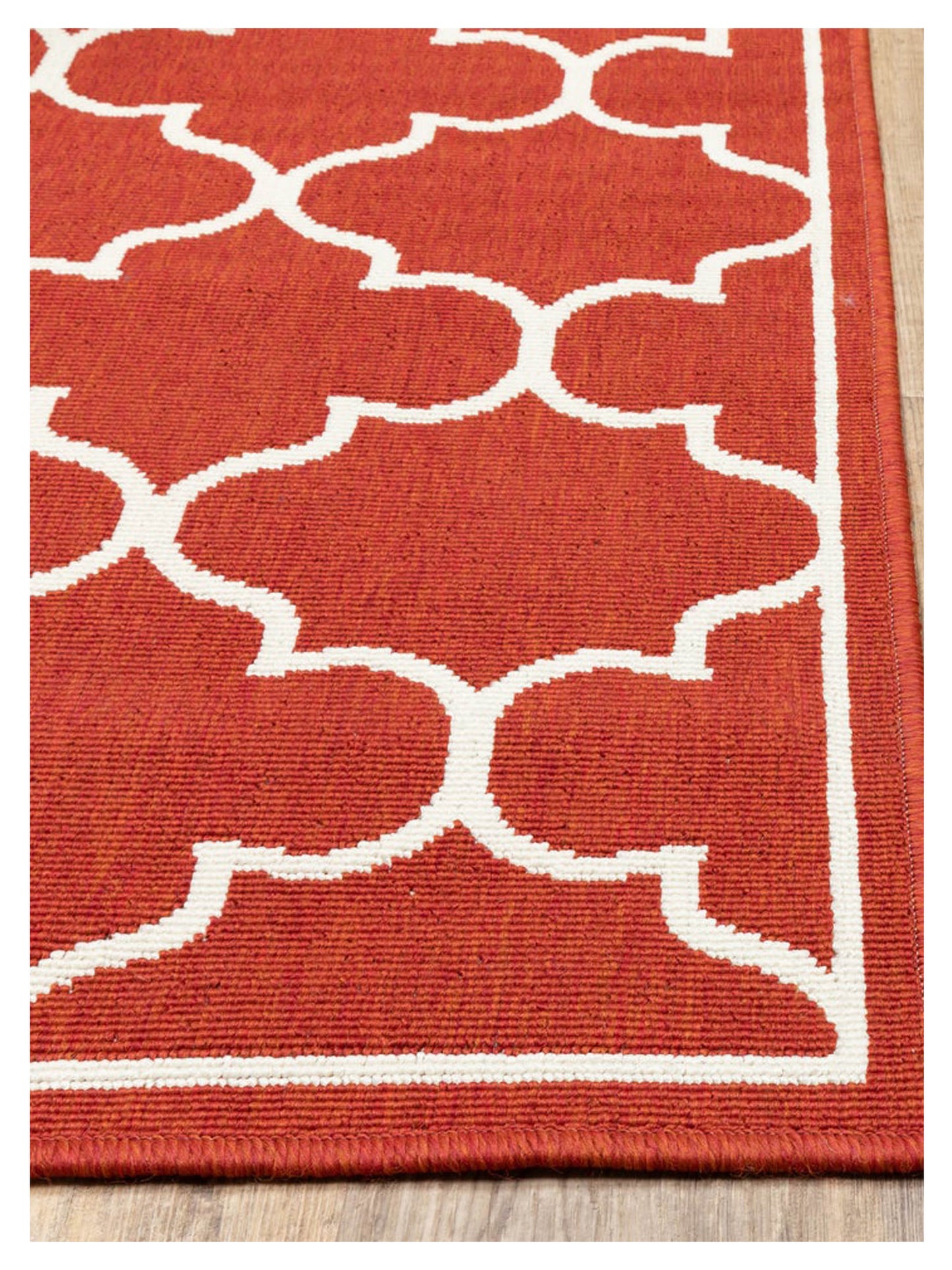 Oriental Weavers MERIDIAN 1295R Red Ivory Outdoor Machinemade Rug