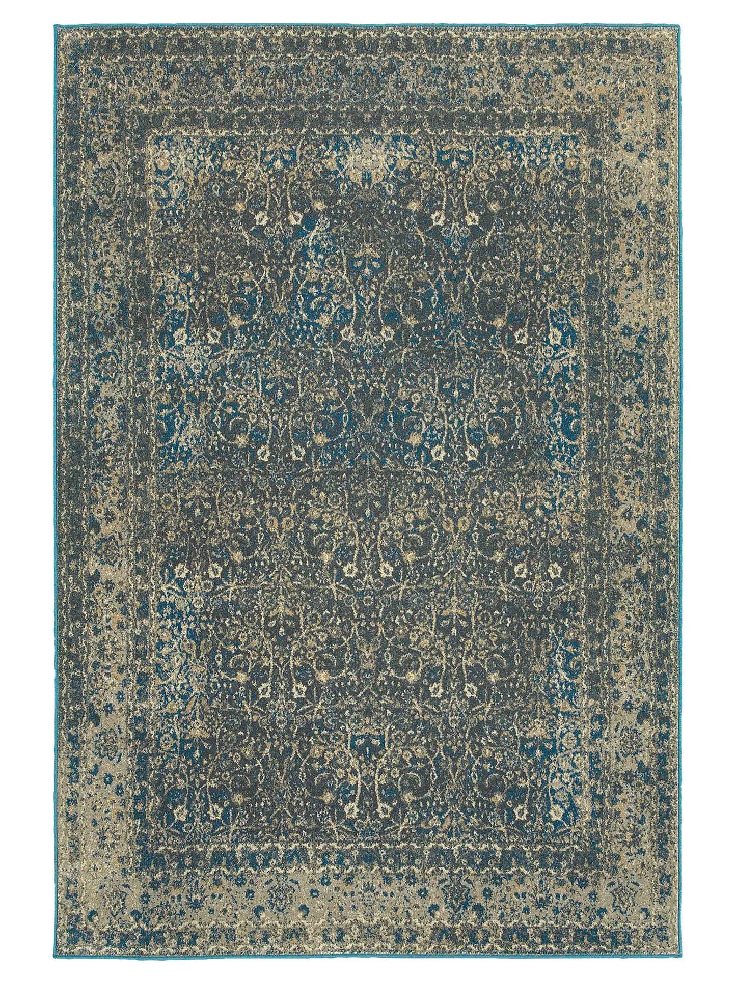 Oriental Weavers PASHA 1337B Navy Traditional Machinemade Rug