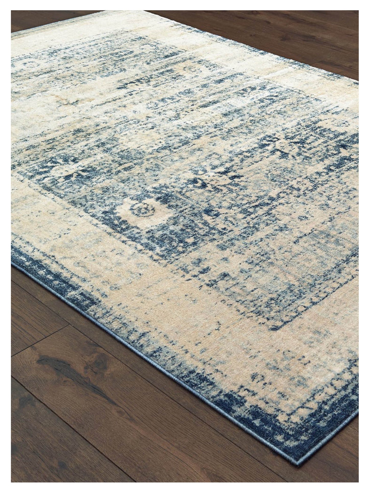 Oriental Weavers Pandora 1444H Ivory Blue Traditional Machinemade Rug