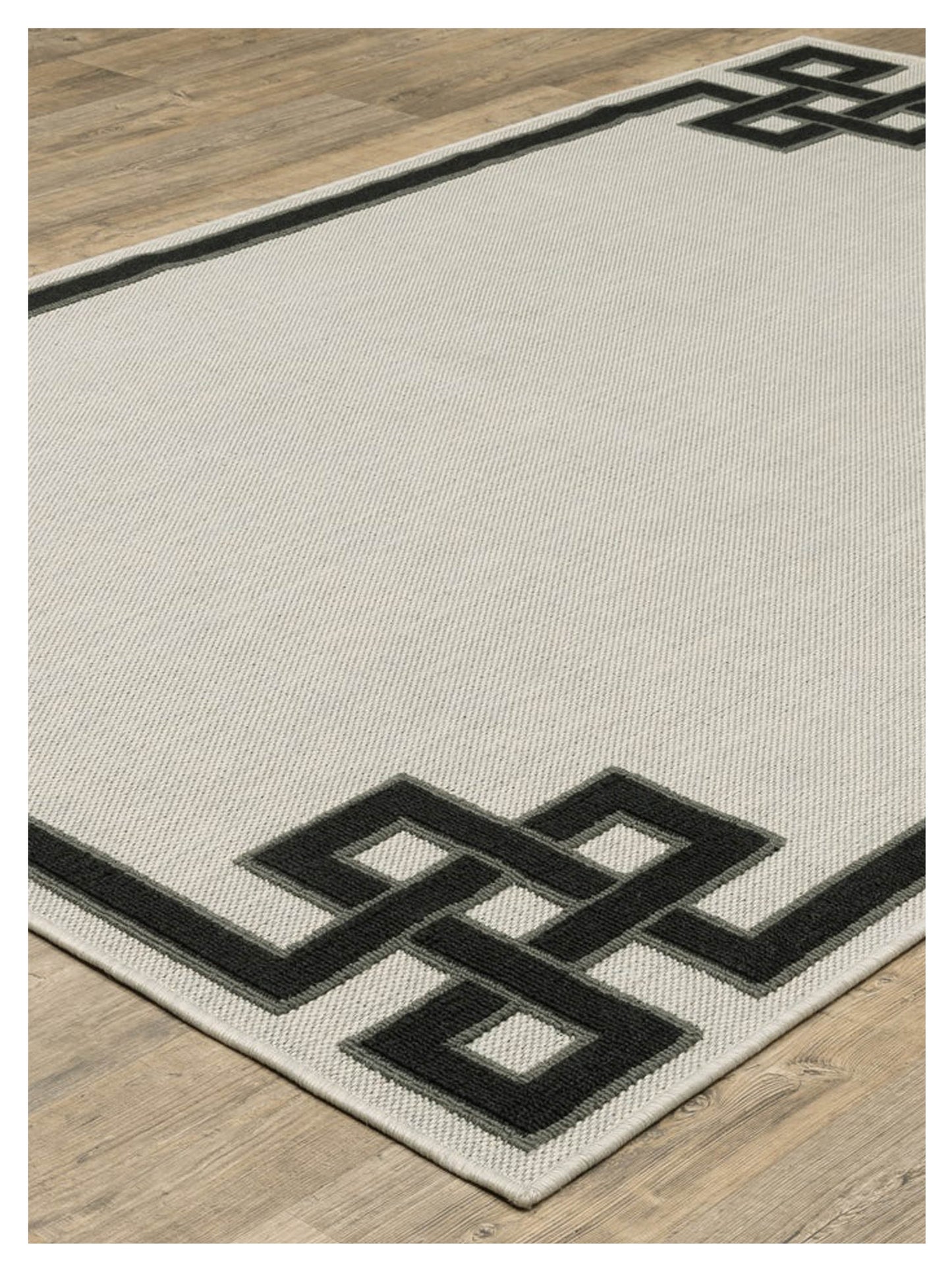 Oriental Weavers TORREY 1530I Beige Black Outdoor Machinemade Rug