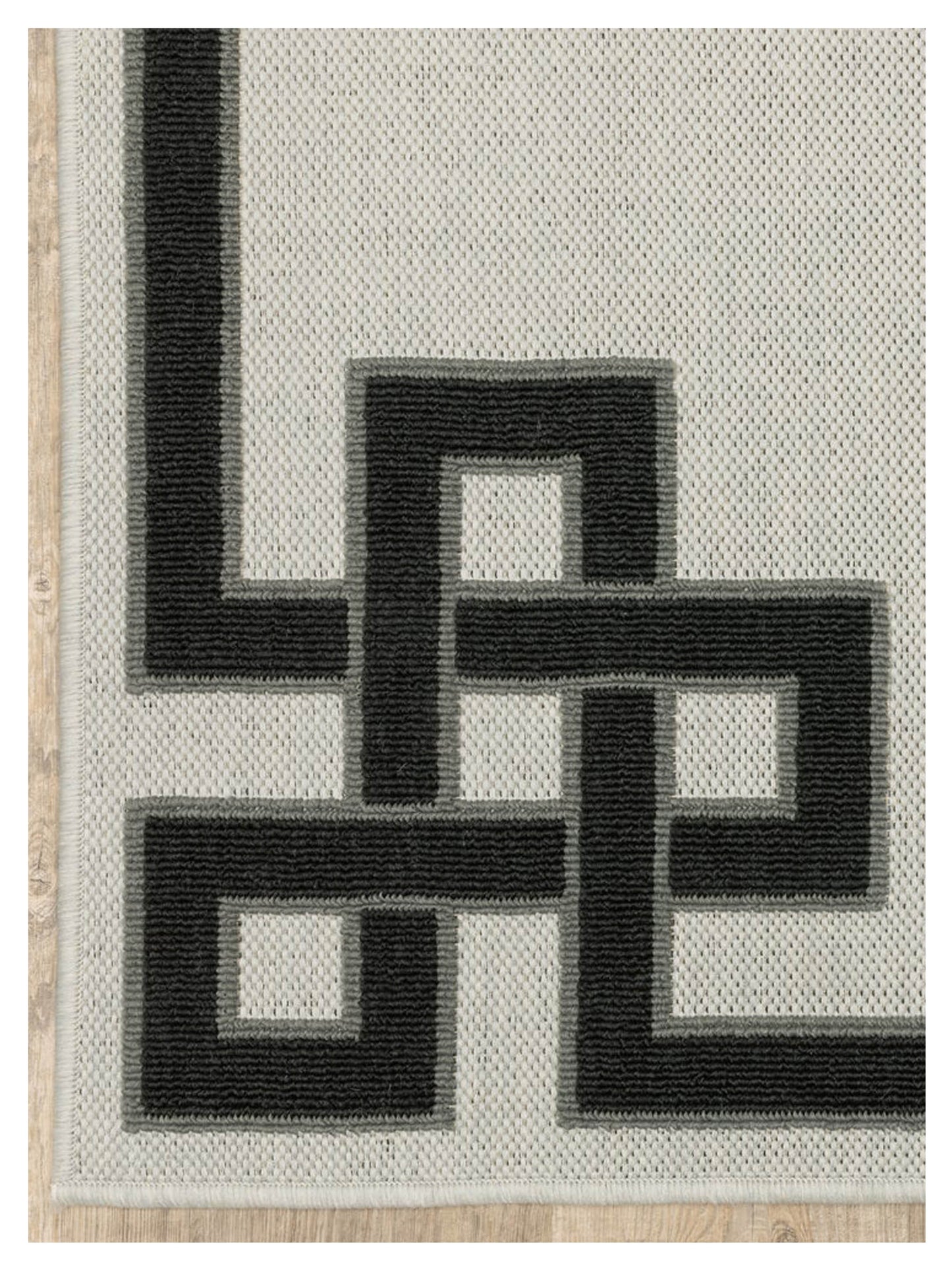 Oriental Weavers TORREY 1530I Beige Black Outdoor Machinemade Rug