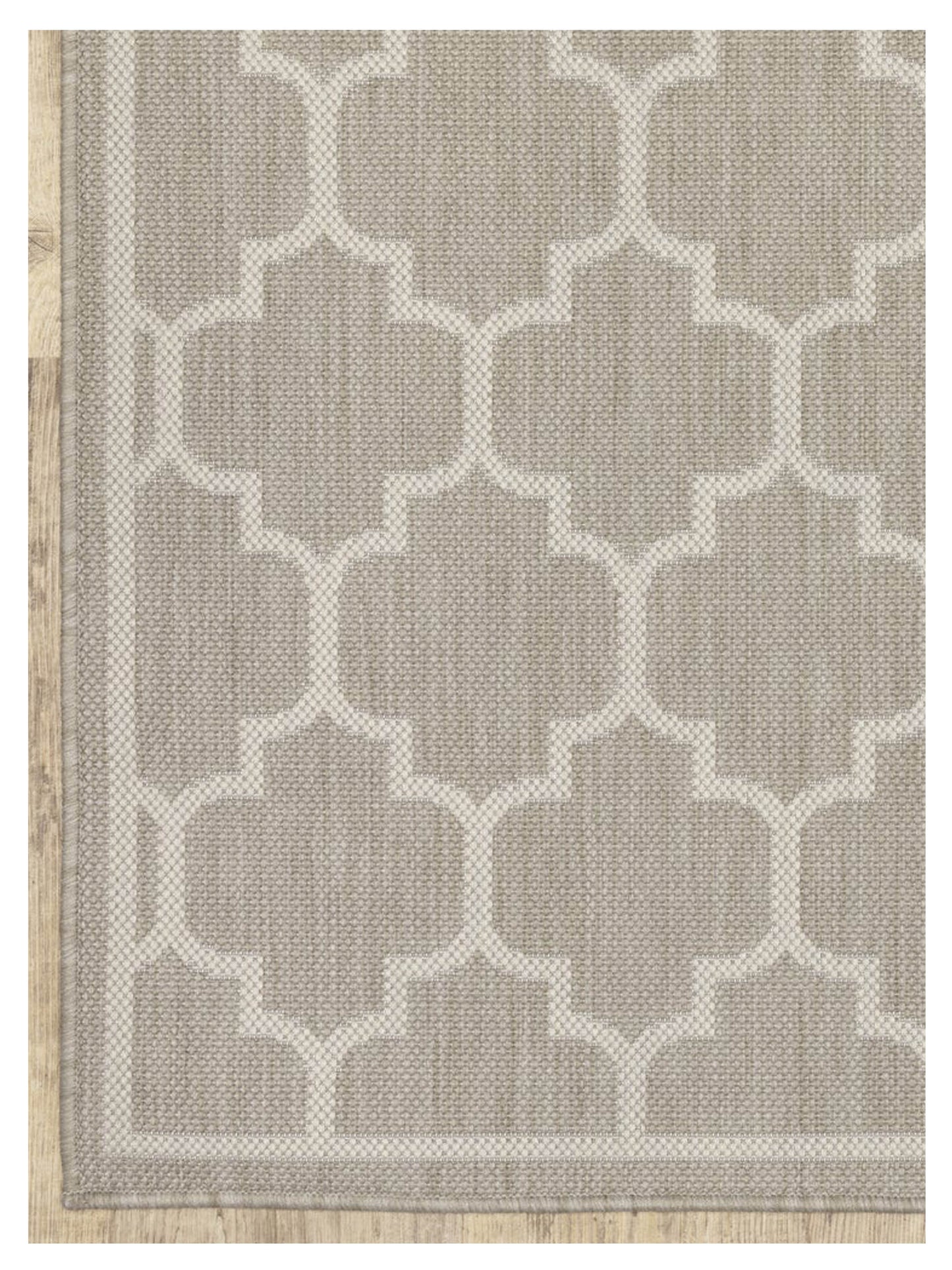 Oriental Weavers PORTOFINO 1636H Grey Ivory Outdoor Machinemade Rug