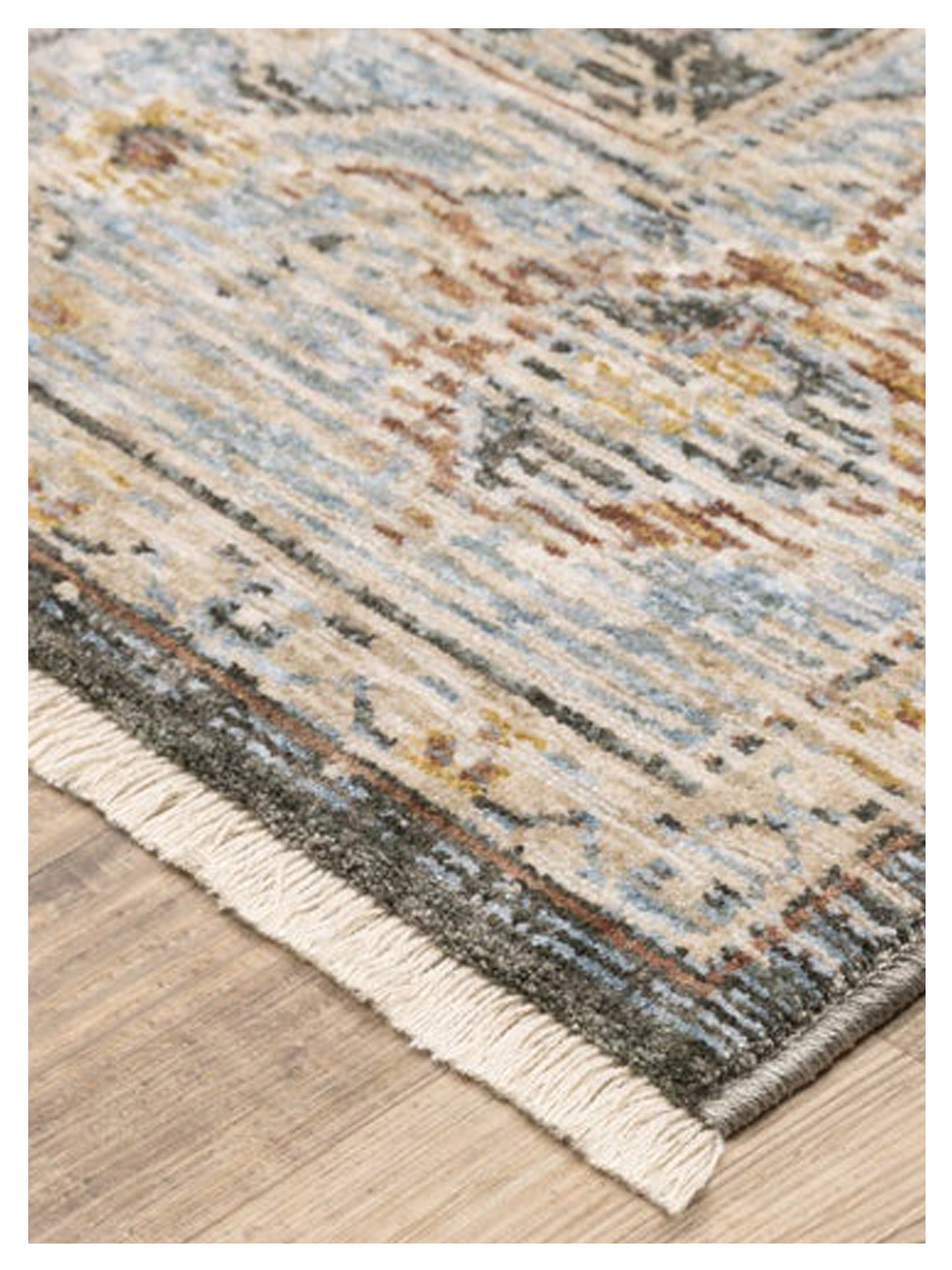 Oriental Weavers Maharaja 1803X Charcoal Blue Traditional Machinemade Rug