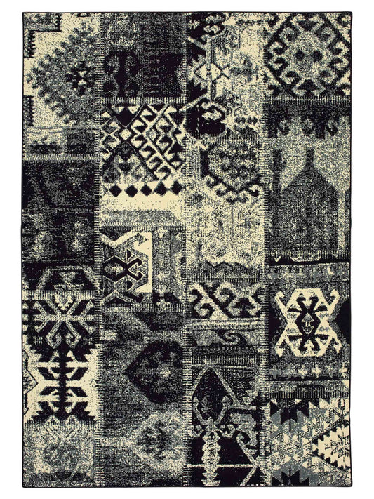 Oriental Weavers LUNA 1804K Black Casual Machinemade Rug