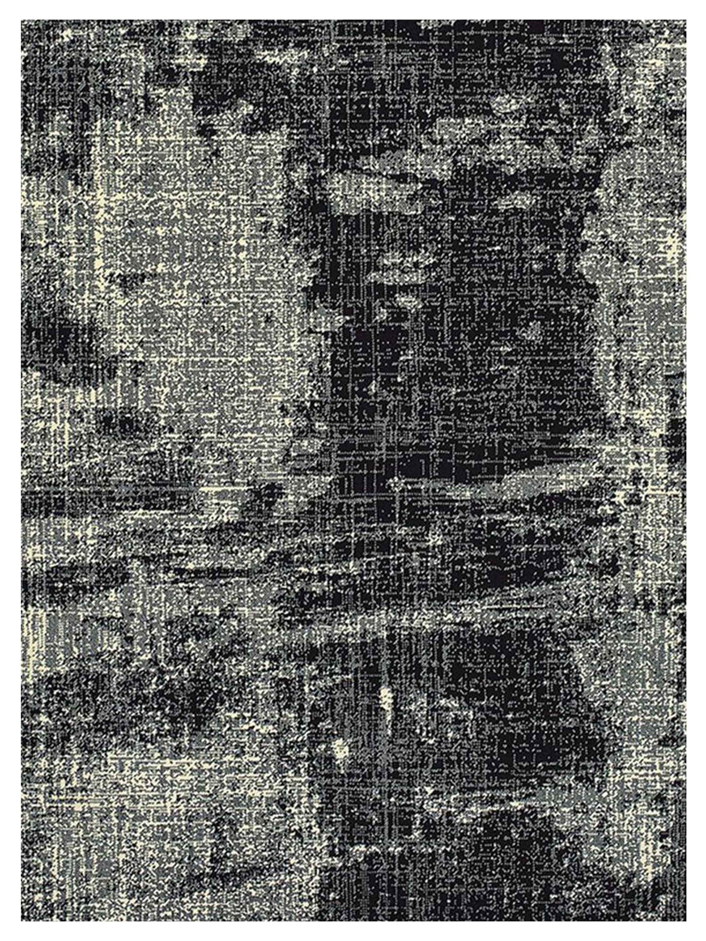 Oriental Weavers LUNA 1805K Black Ivory Contemporary Machinemade Rug